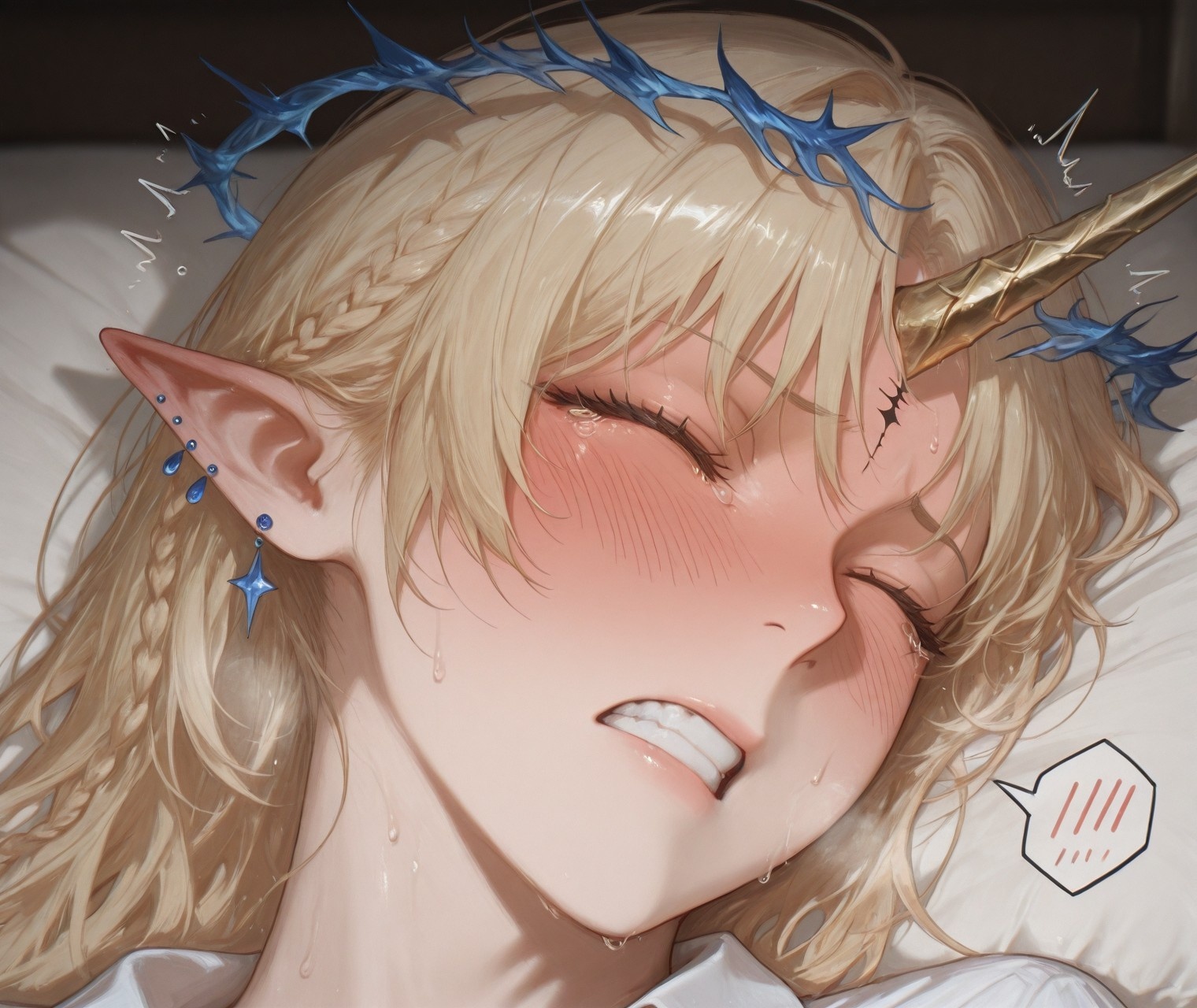 AI Generated Anime Girl - Cartethyia：黑丝床拍露穴 318P