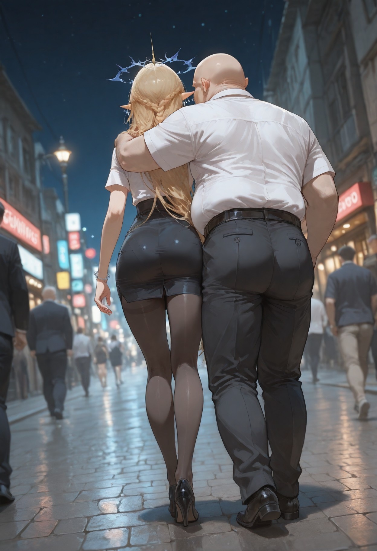 AI Generated Anime Girl - Cartethyia：黑丝床拍露穴 318P