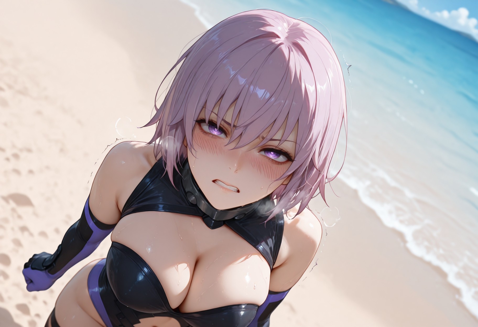 Cô Gái Anime Tạo Bởi AI - Fate·Grand Order 玛修·基列莱特: Bộ Bikini Ôm Sát 333P