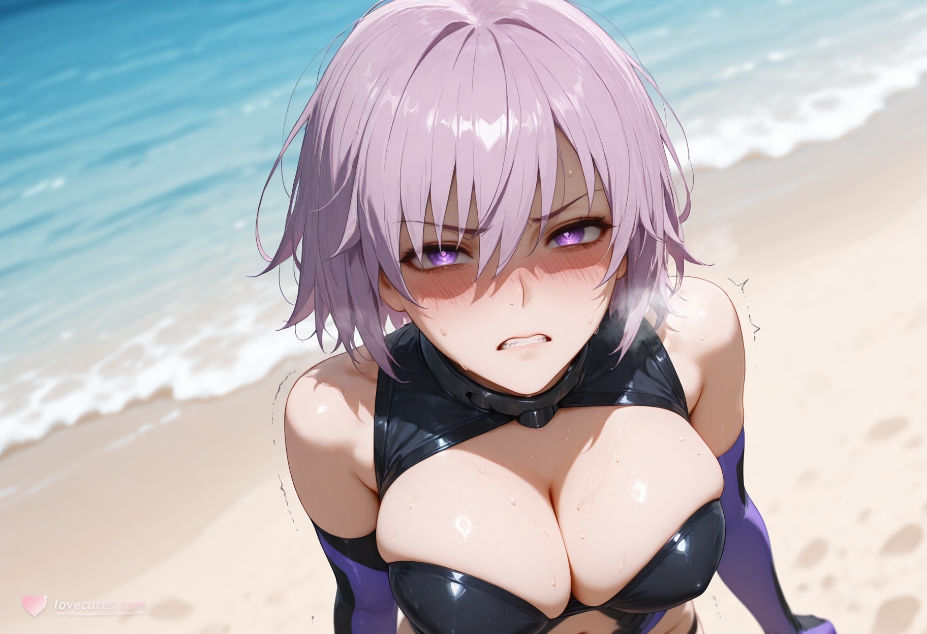 Cô Gái Anime Tạo Bởi AI - Fate·Grand Order 玛修·基列莱特: Bộ Bikini Ôm Sát 333P