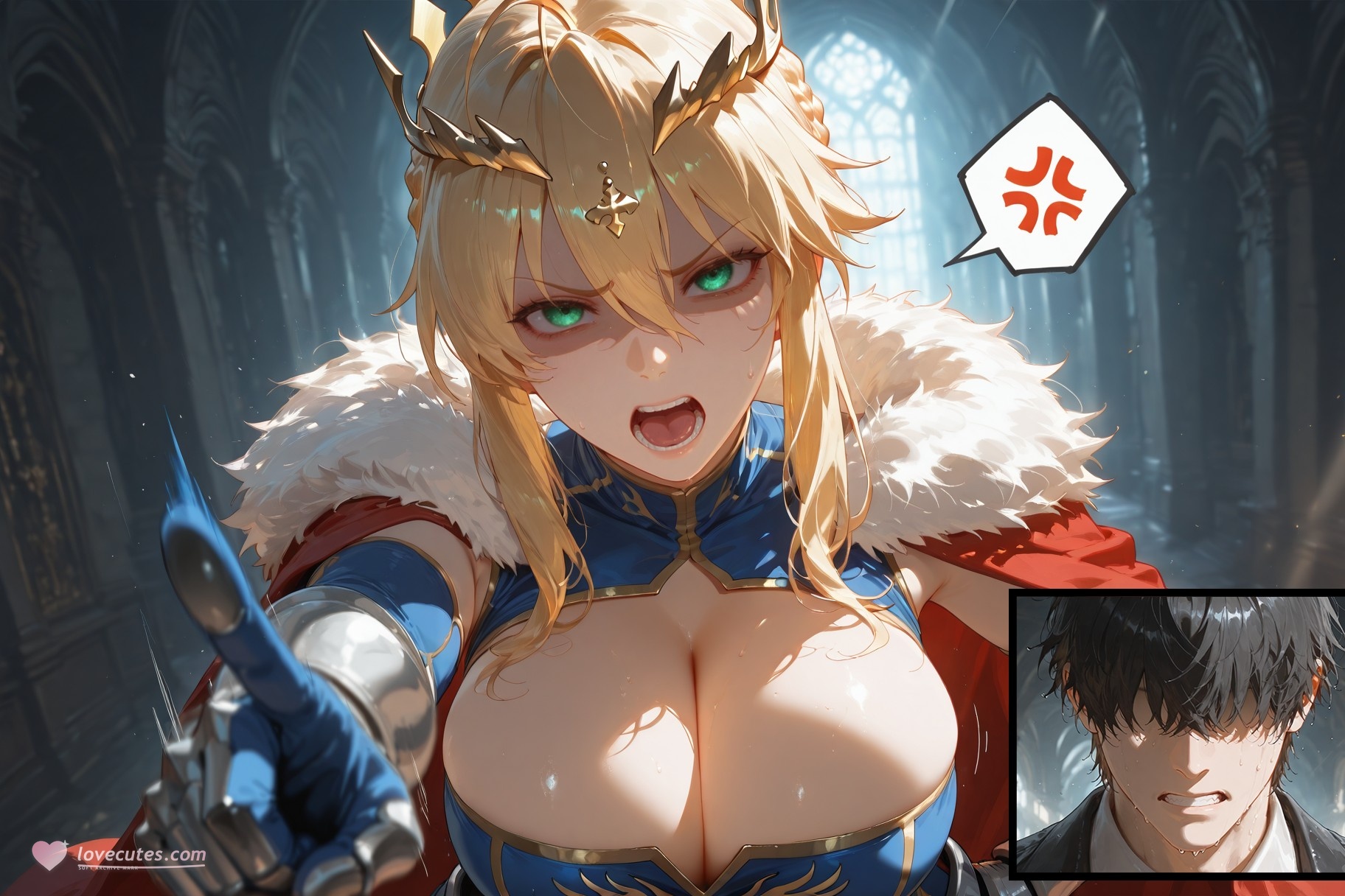 AI สร้างอนิเมะสาว - Fate·stay night อัลโตรเลีย เพนเดรากอน: ชุดรัดรูปบนเตียงเสือขาว 492P