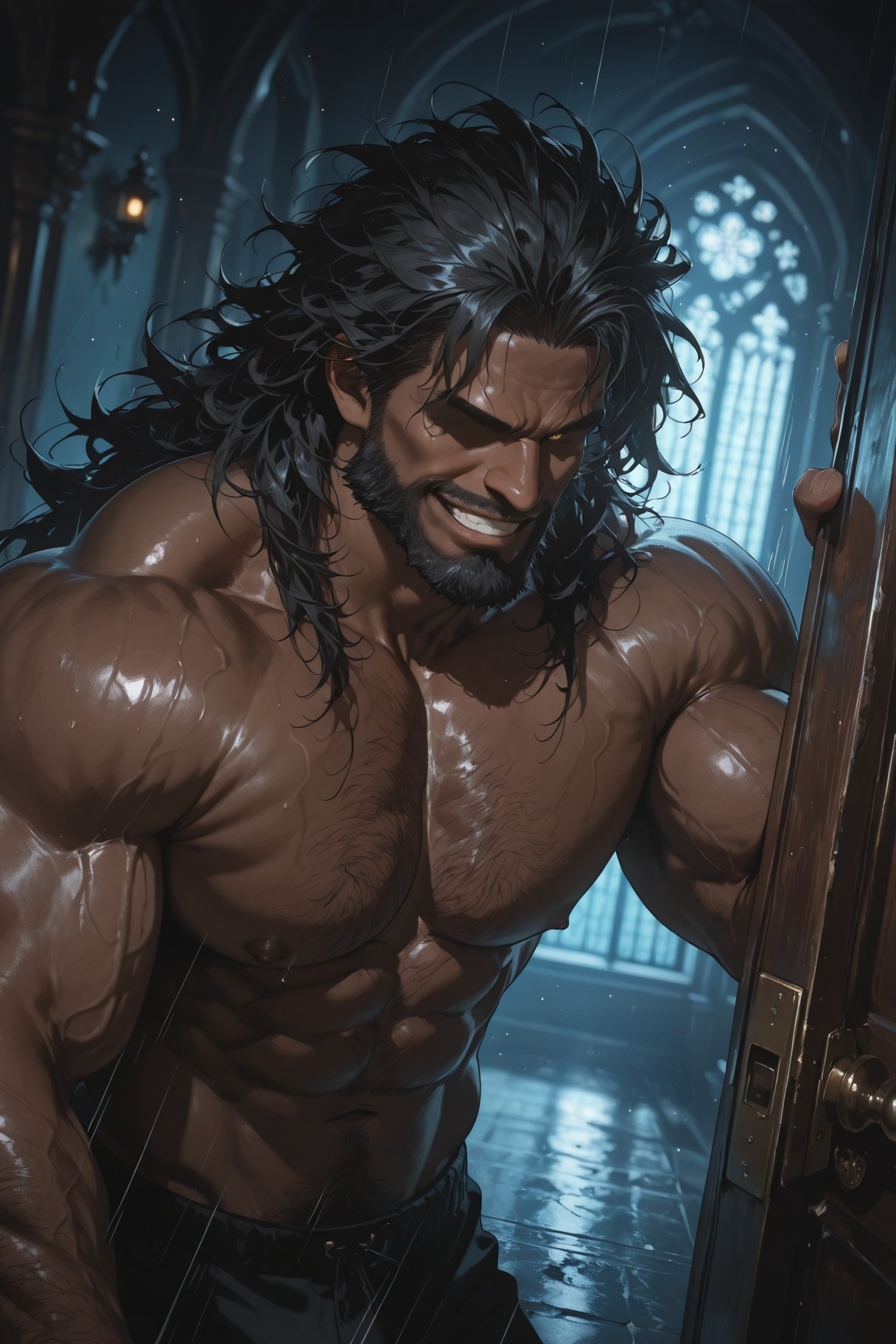 AI สร้างอนิเมะสาว - Fate·stay night อัลโตรเลีย เพนเดรากอน: ชุดรัดรูปบนเตียงเสือขาว 492P