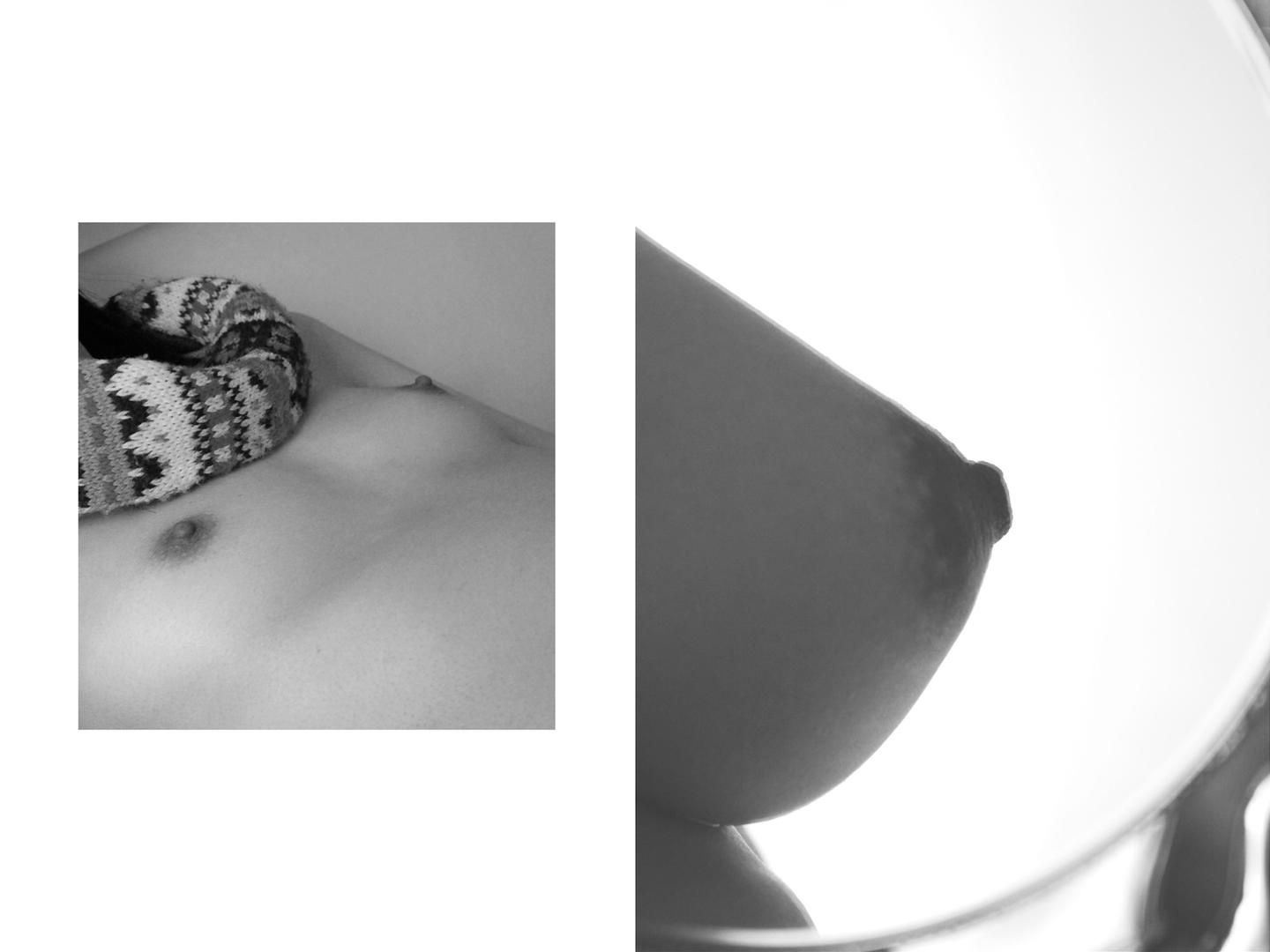 [写真] 100人のおっぱい - 日本美胸特写合集：黒白カラーの乳房近景 51P