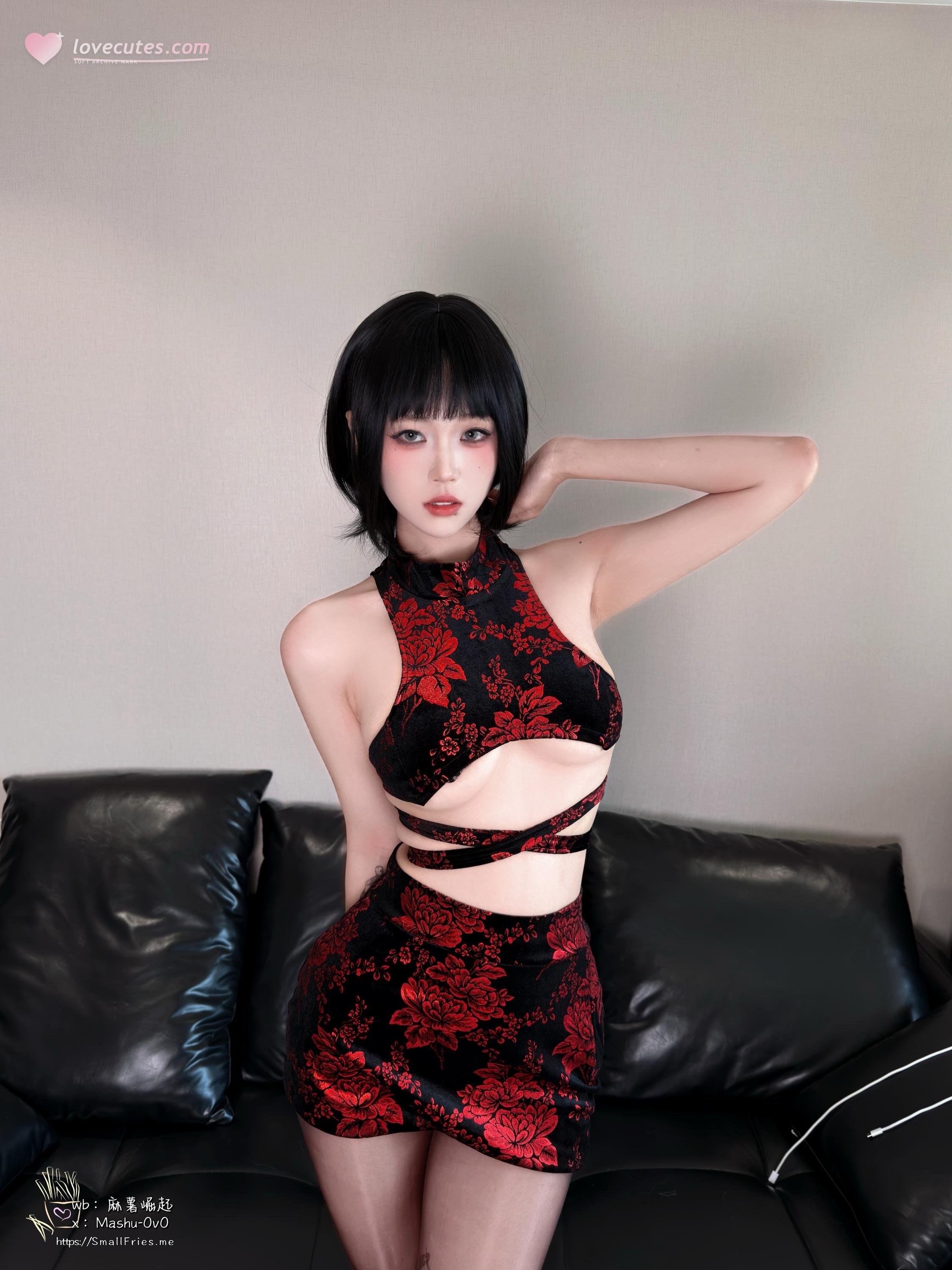 [私房] 麻薯好吃 - 3月随手拍：多套内衣制服居家自拍 黑丝美腿 80P