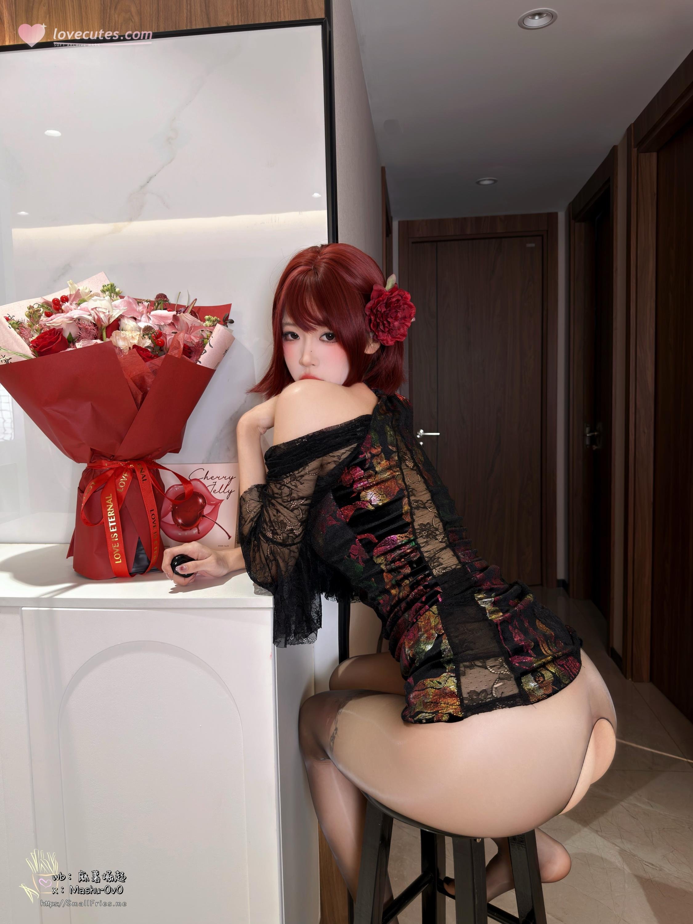 [私房] 麻薯好吃 - 3月随手拍：多套内衣制服居家自拍 黑丝美腿 80P