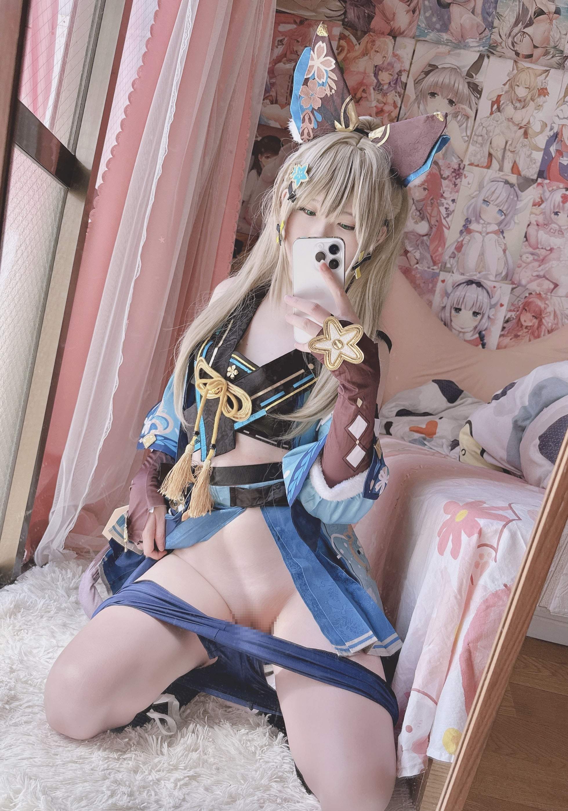 [cosplay] 习呆呆 - 원신 키라라：힙업 노출 대사이즈 재현 24P2V