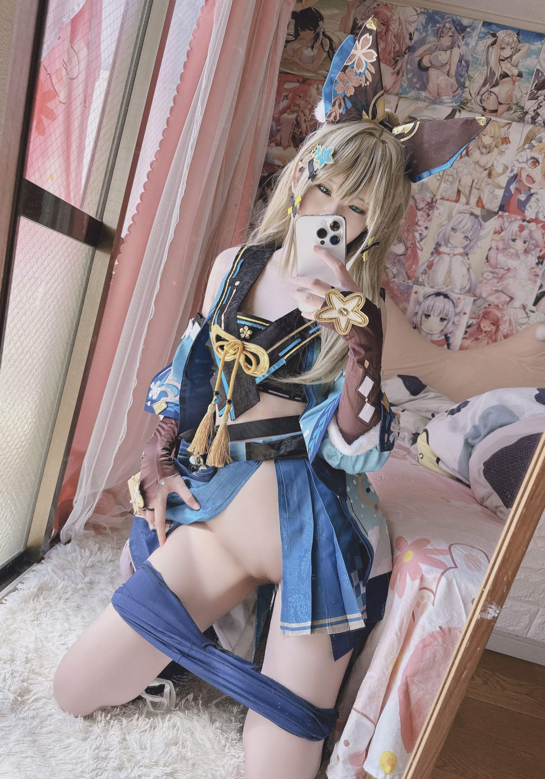 [cosplay] 习呆呆 - 원신 키라라：힙업 노출 대사이즈 재현 24P2V