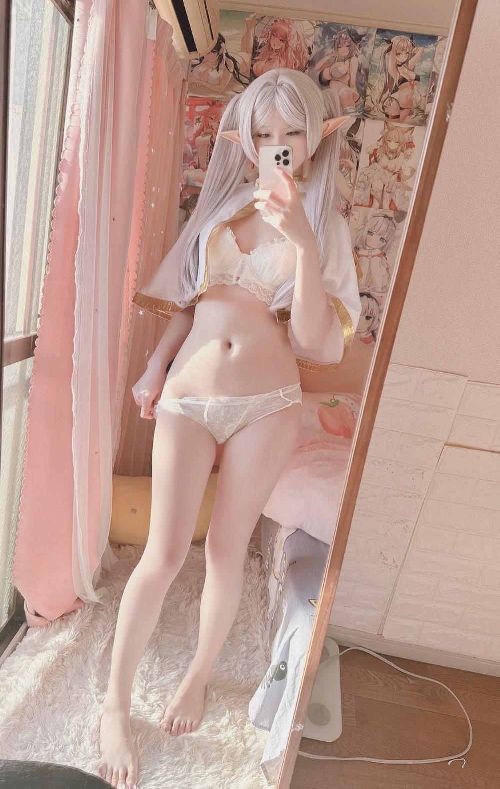 [cosplay] 习呆呆 - ฟรีเรน：ถุงน่องดำ露点 การคอสเพลย์ขนาดใหญ่ที่ถอดแบบ 23P