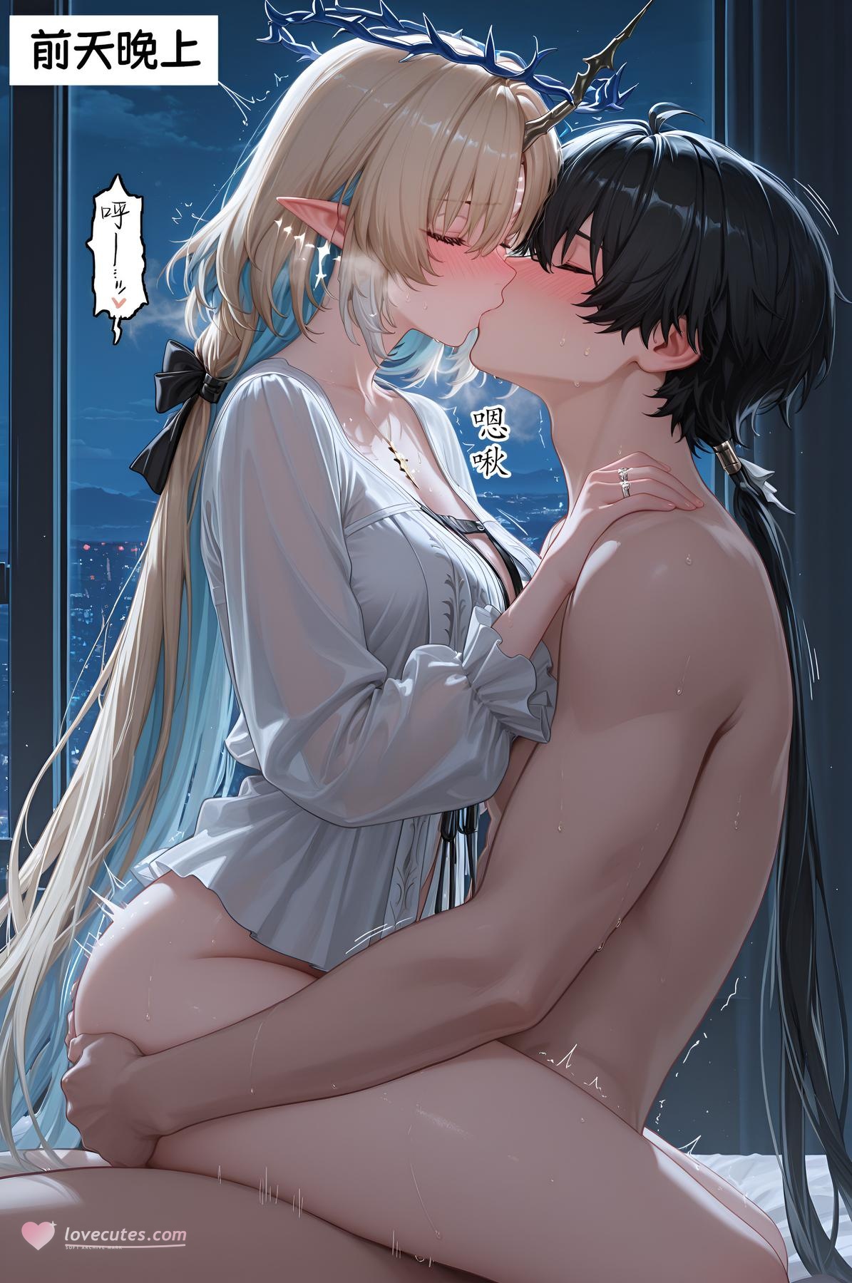 AI Generated Anime Girl - 39-Year-Old Married Woman Replaces Her Daughter in Doujin AV Debut Furudorisu: Black Stockings Married Woman Bedroom Shots with Exposed Vagina 97P