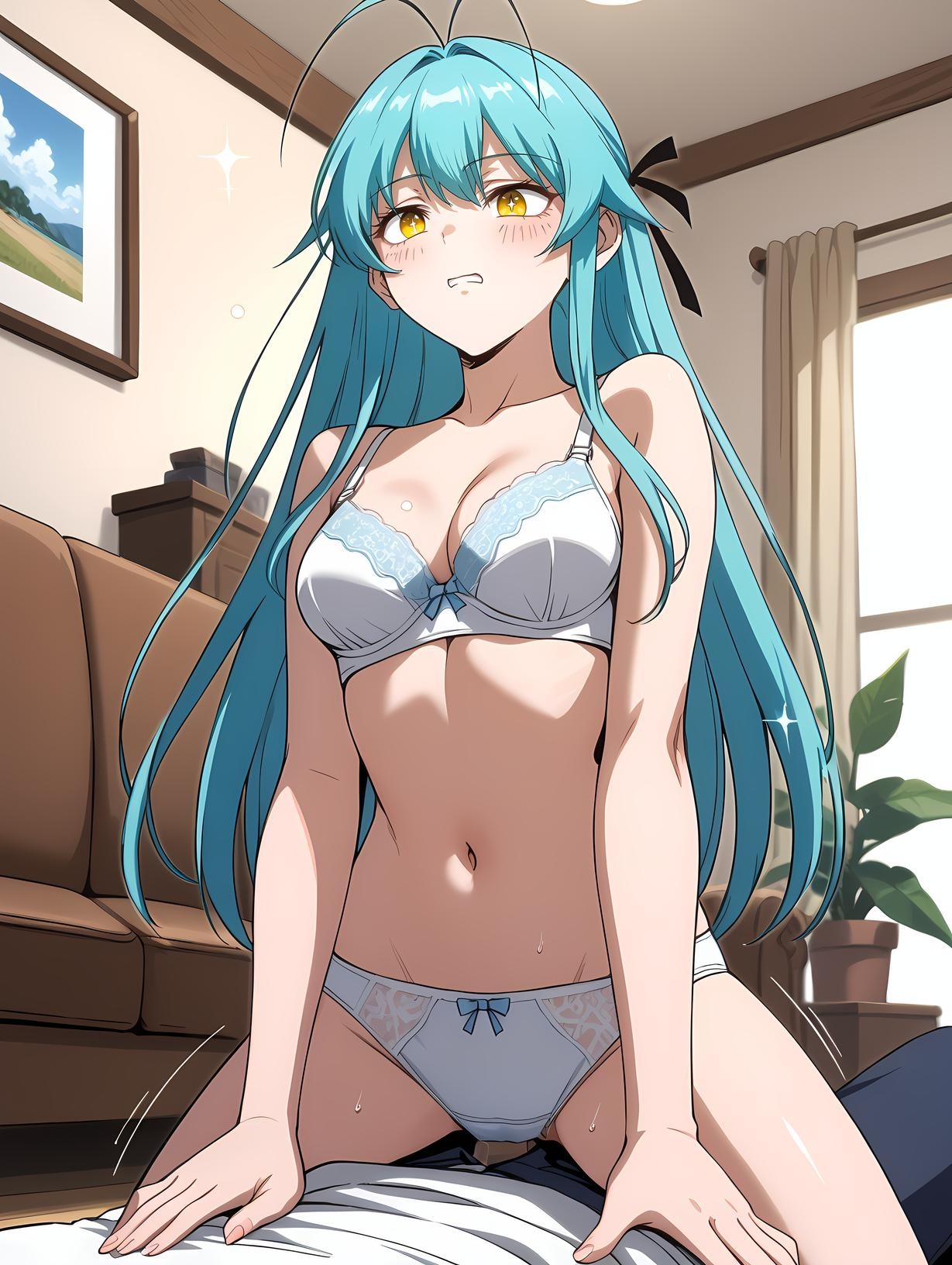 AI Generated Anime Girl - Abel：蕾丝内衣露穴 113P