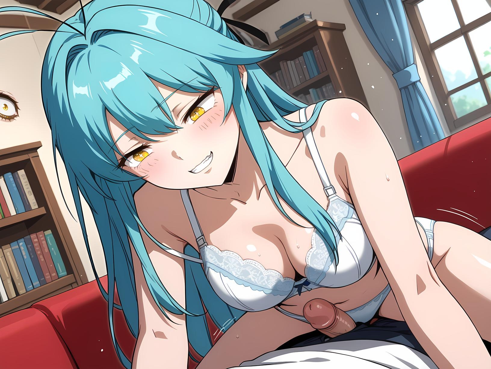 AI Generated Anime Girl - Abel：蕾丝内衣露穴 113P