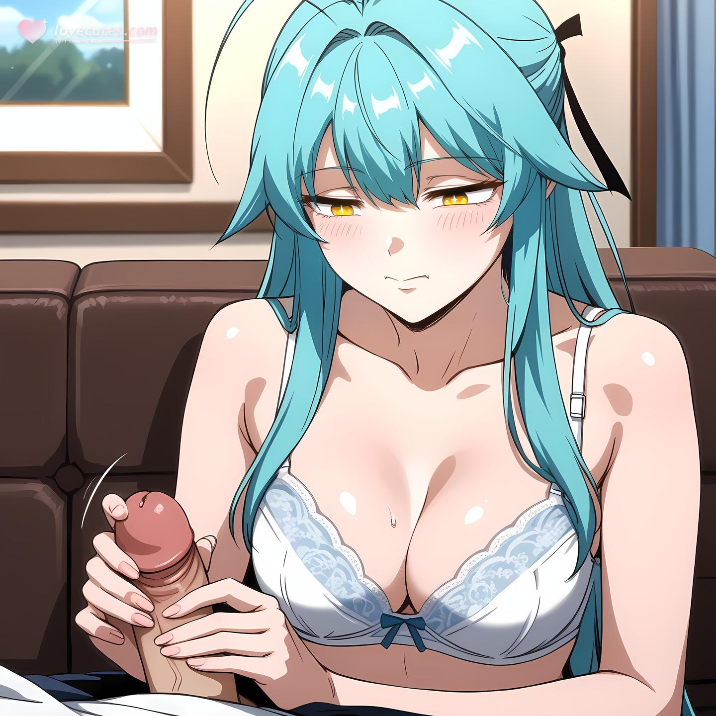 AI Generated Anime Girl - Abel：蕾丝内衣露穴 113P