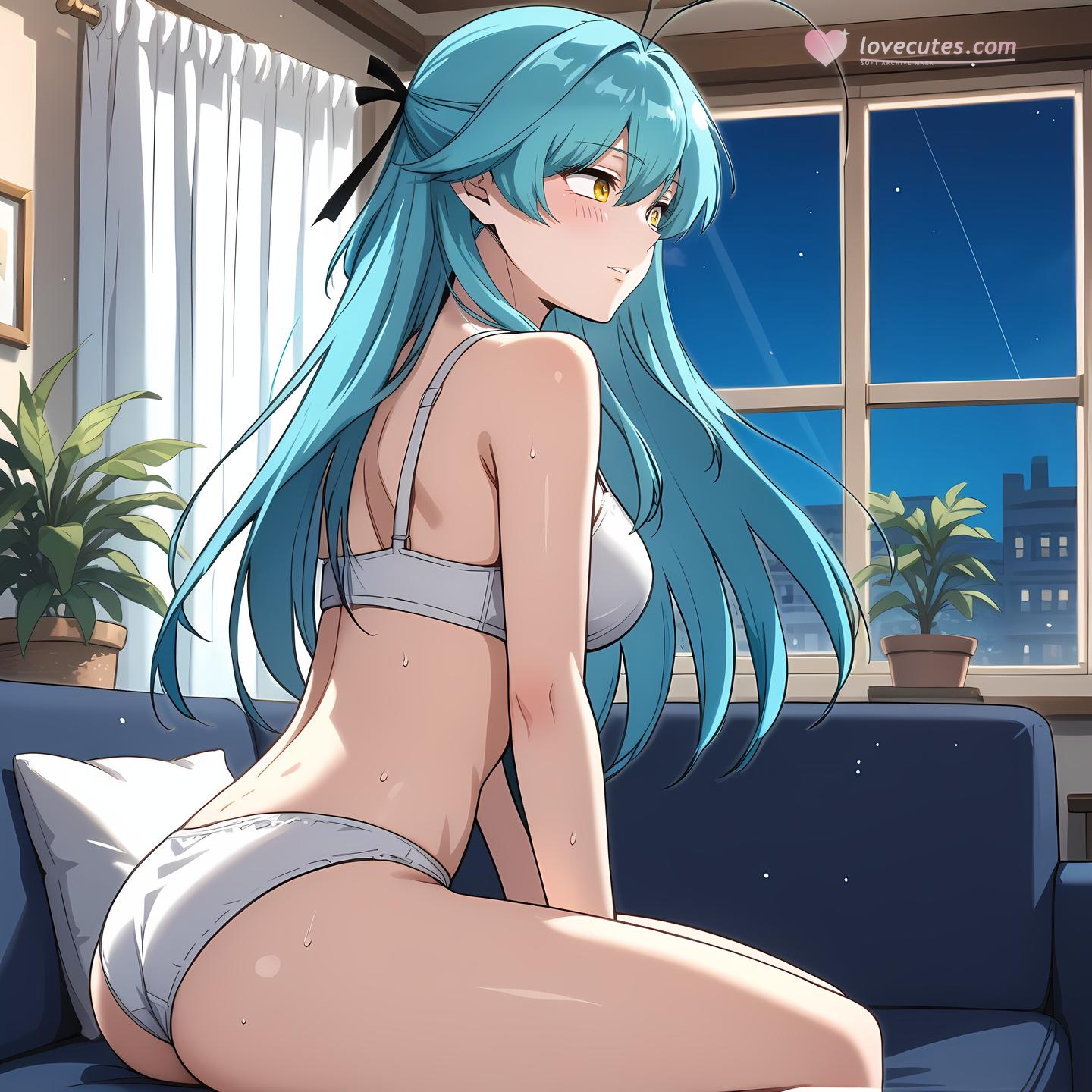 AI Generated Anime Girl - Abel：蕾丝内衣露穴 113P