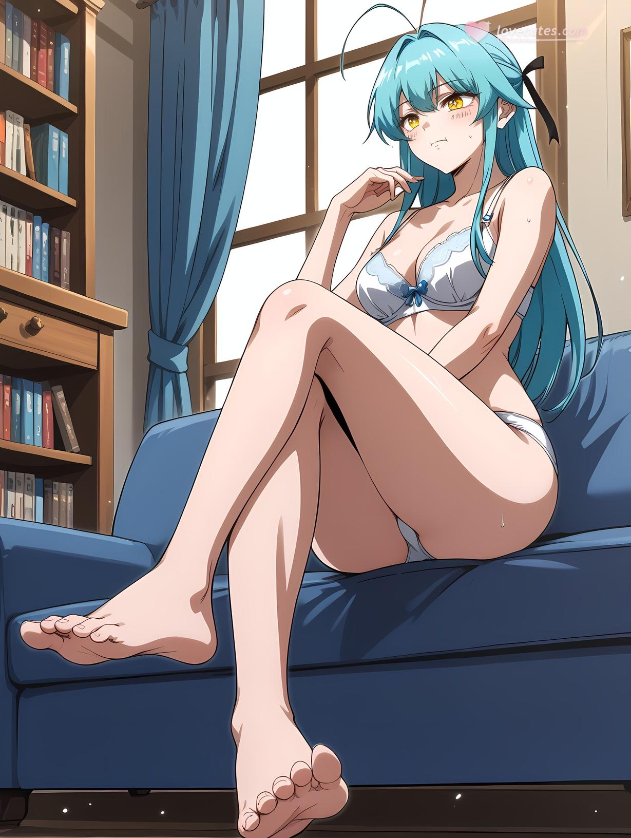 AI Generated Anime Girl - Abel: Lace Lingerie and Exposed Genitals 113P