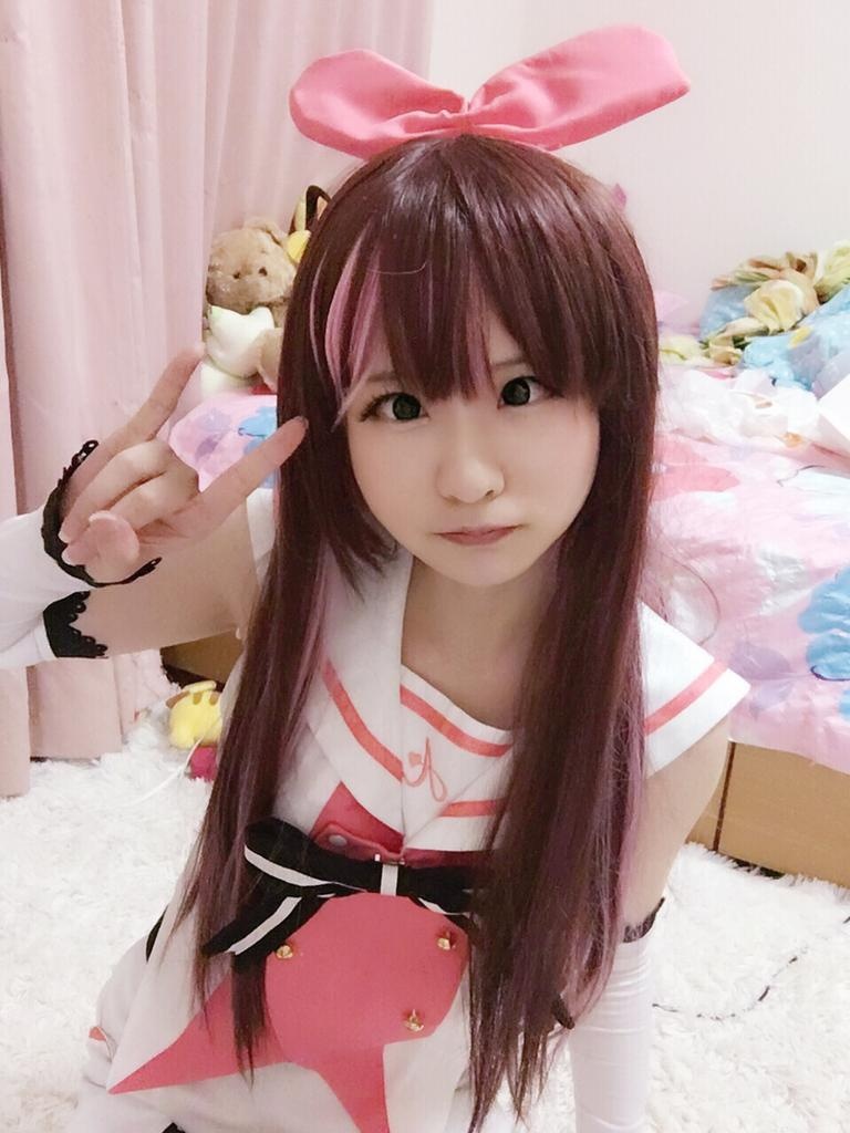 [cosplay] 习呆呆 - 绊爱：露点白丝双马尾大尺度还原 31P2V