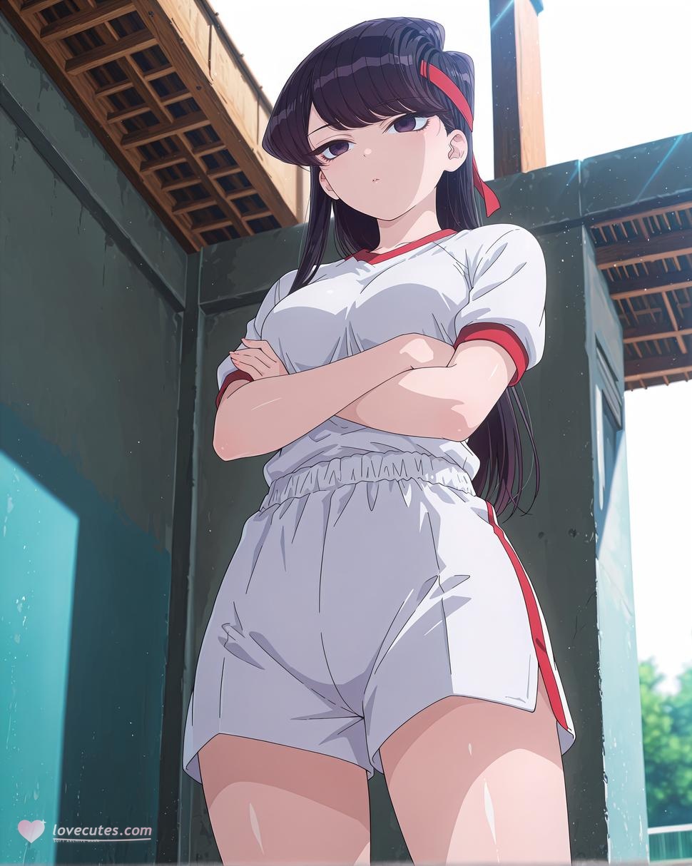 AI สร้างสรรค์ Anime Girl - Komi Shouko：ผมดำ ภาพในห้องส่วนตัว โชว์ช่องคลอด 30P