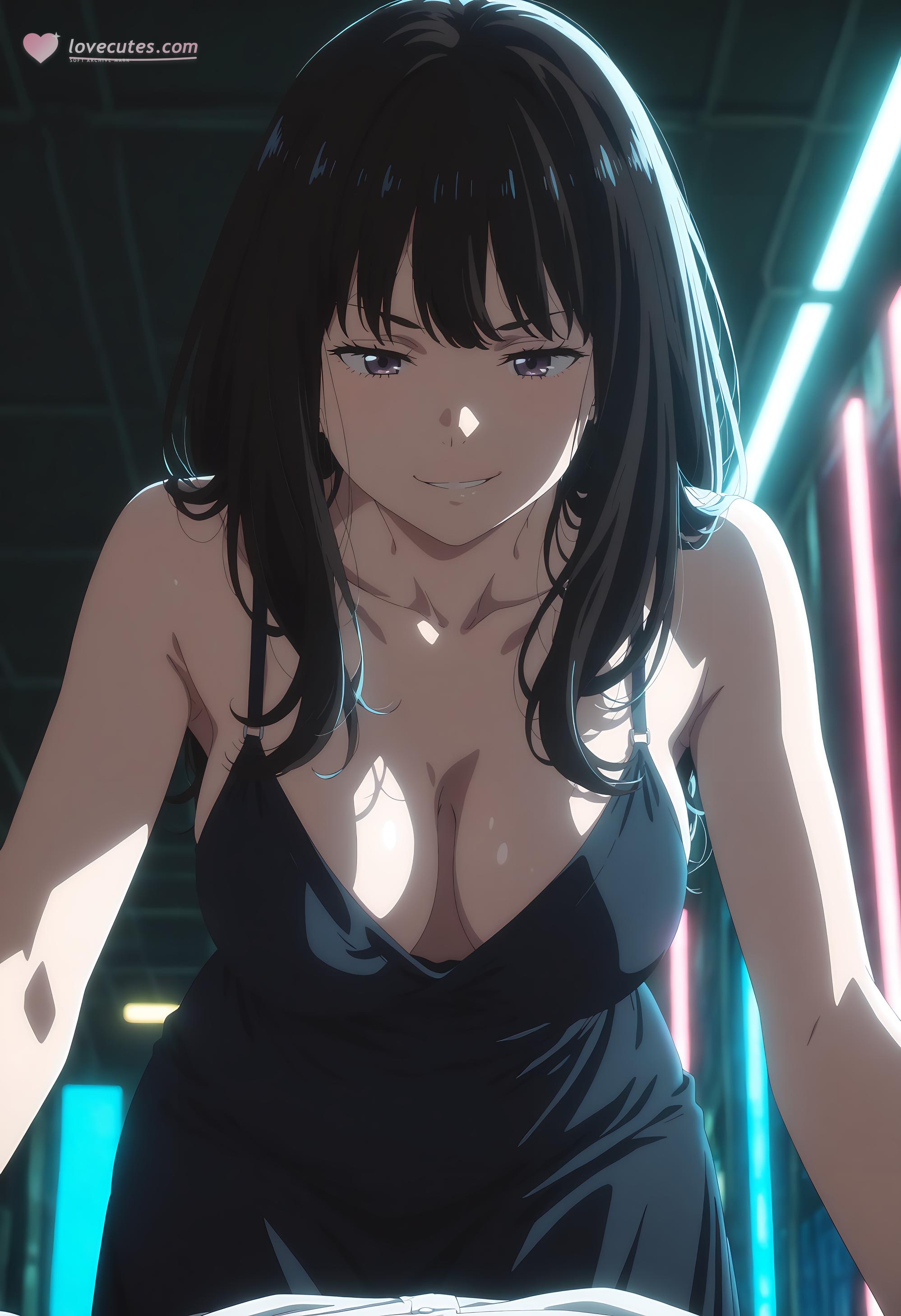 AI Generated Anime Girl - Lycoris Recoil 井上泷奈：タイツ水着 露出穴 33P