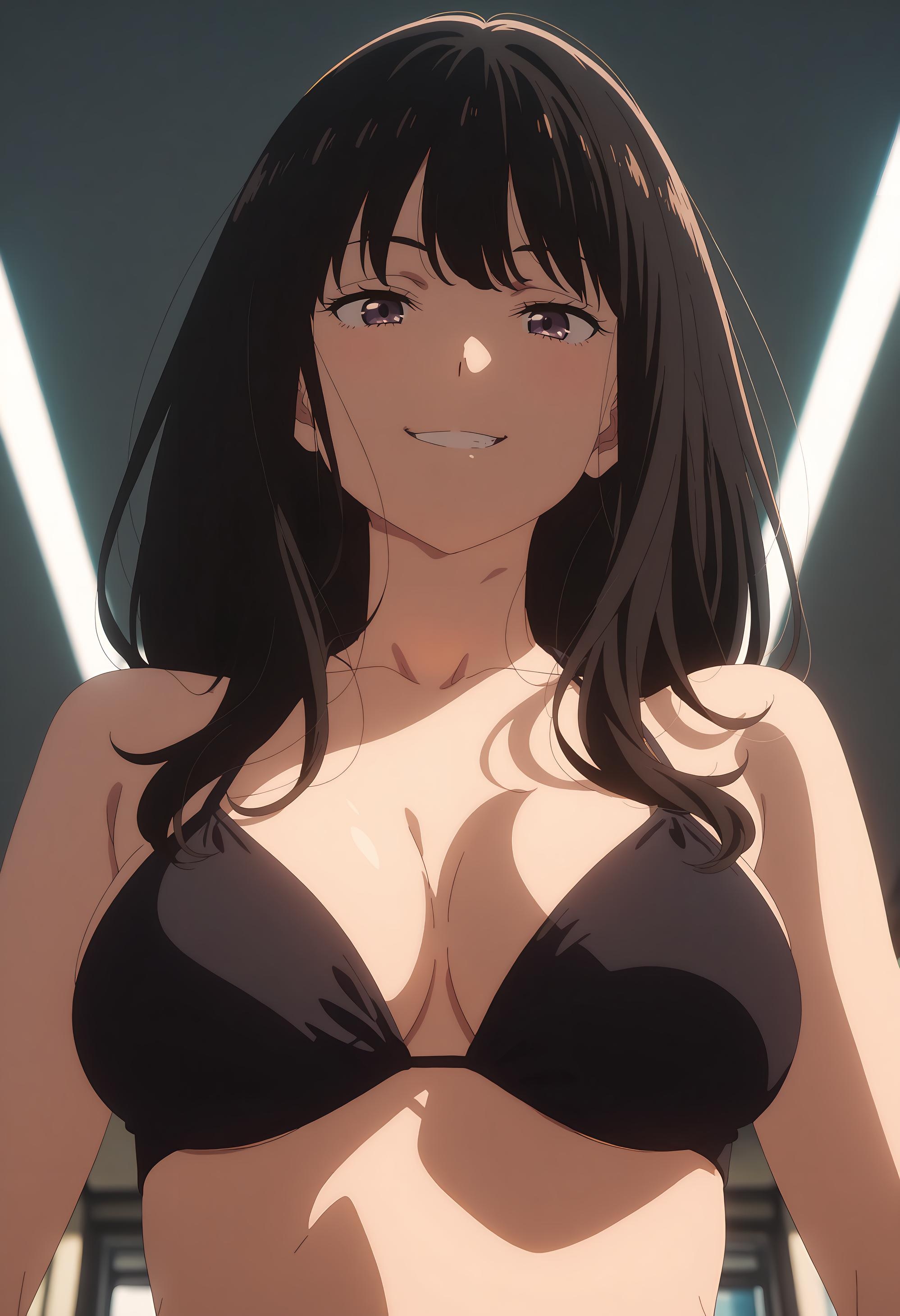 AI Generated Anime Girl - Lycoris Recoil 井上泷奈：紧身衣泳装露穴 33P