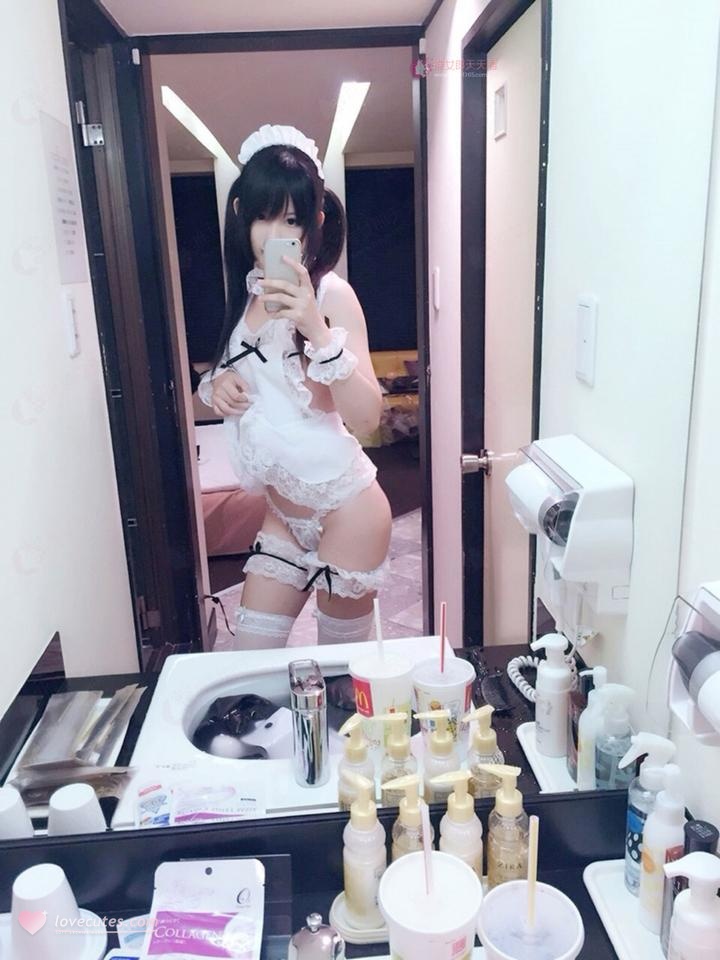 [Private] Xi Daidai - Maid Theme: White Stockings Bed Shoot Nude Intimate Private Photos 34P1V
