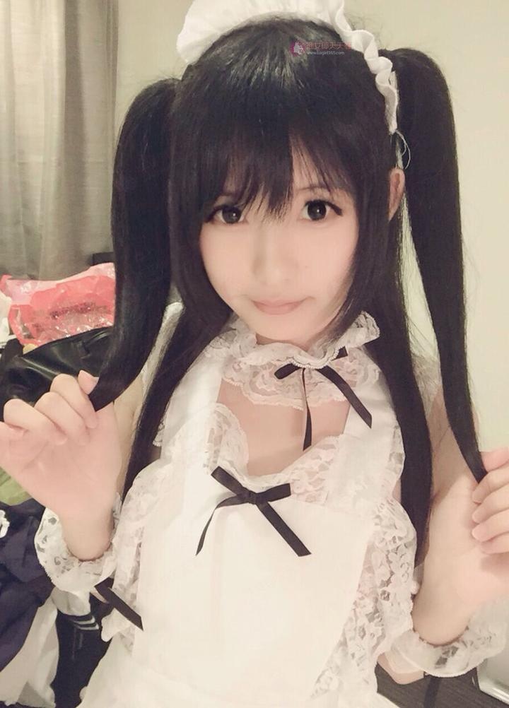 [私房] 习呆呆 - 女僕主題：白絲床拍露點情趣私房 34P1V