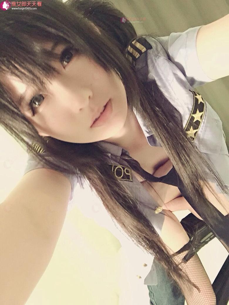 [私房] 习呆呆 - 女警主题：黑丝制服美腿情趣私拍 30P3V