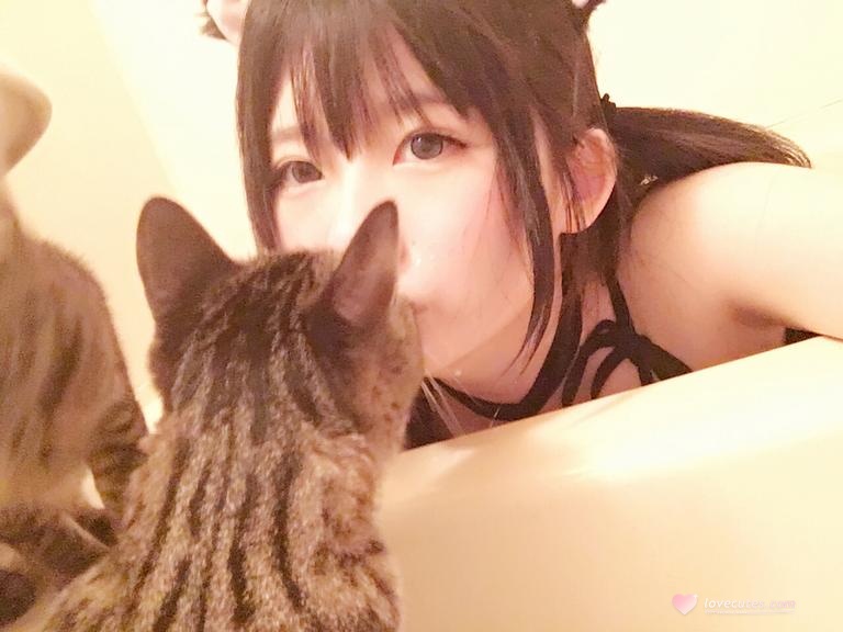 [私房] 习呆呆 - ธีมที่คาดหูแมว: ถ่ายส่วนตัวแนวเซ็กซี่ถุงน่องดำกลับหัว露点 33P