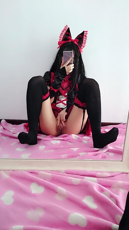 [cosplay] 习呆呆 - ロリータ・マーキュリー：ゴシック黒タイツ露点再現 29P