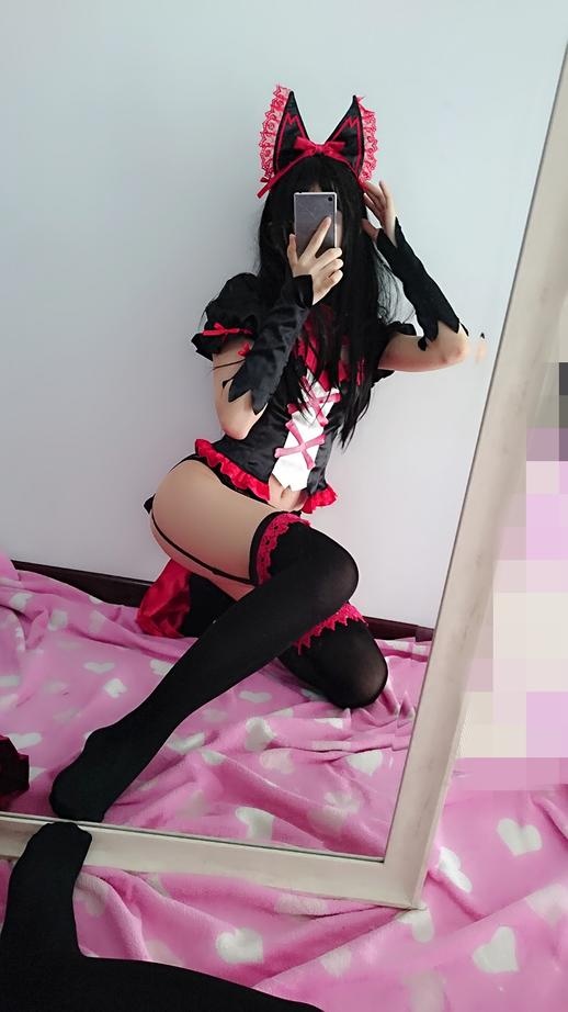 [cosplay] 习呆呆 - 萝莉麦丘利：哥特黑丝露点还原 29P