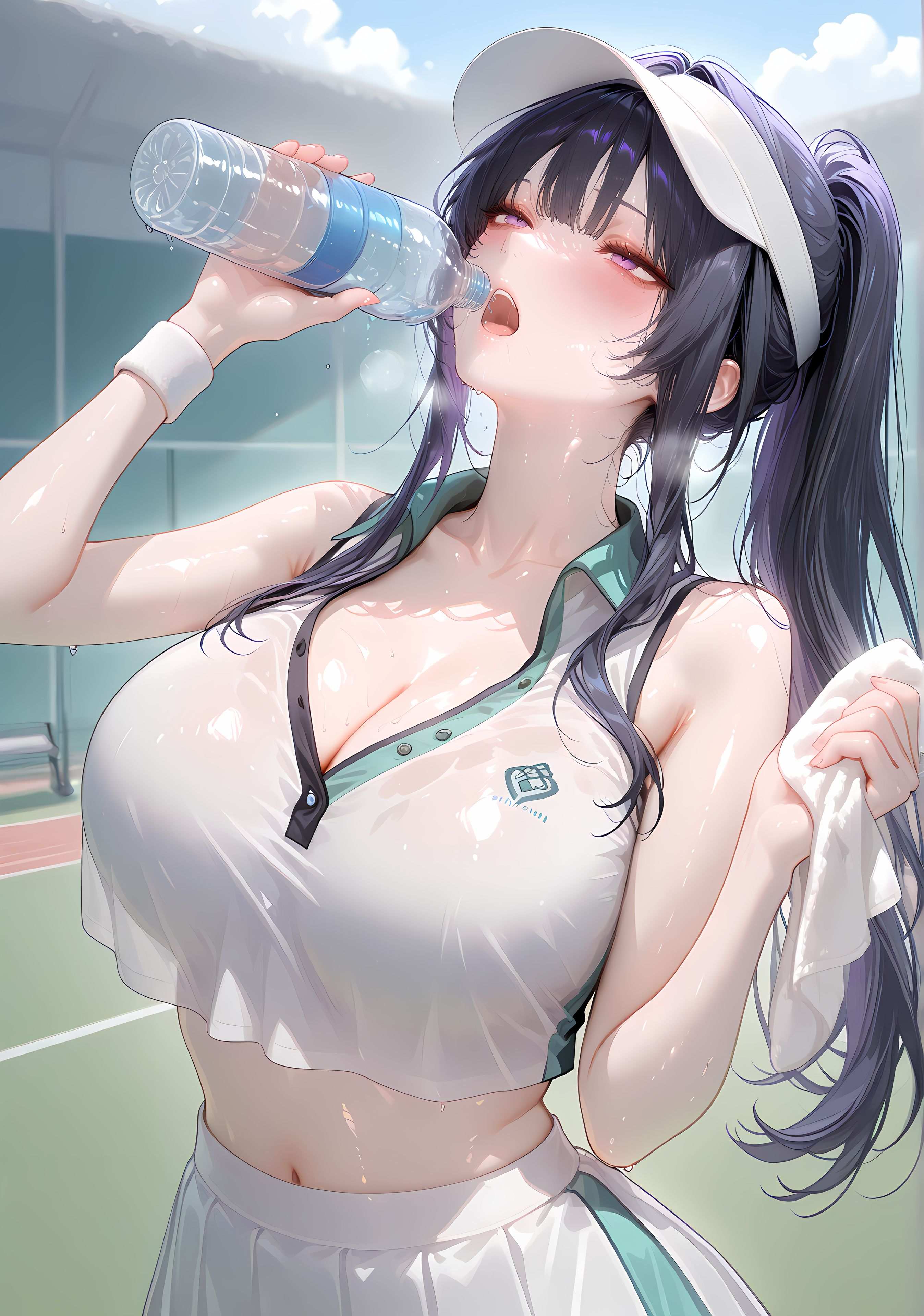 AI生成アニメ少女 - [NAKS] Seo Nari：黒ストッキング私室ベッド撮影 370P