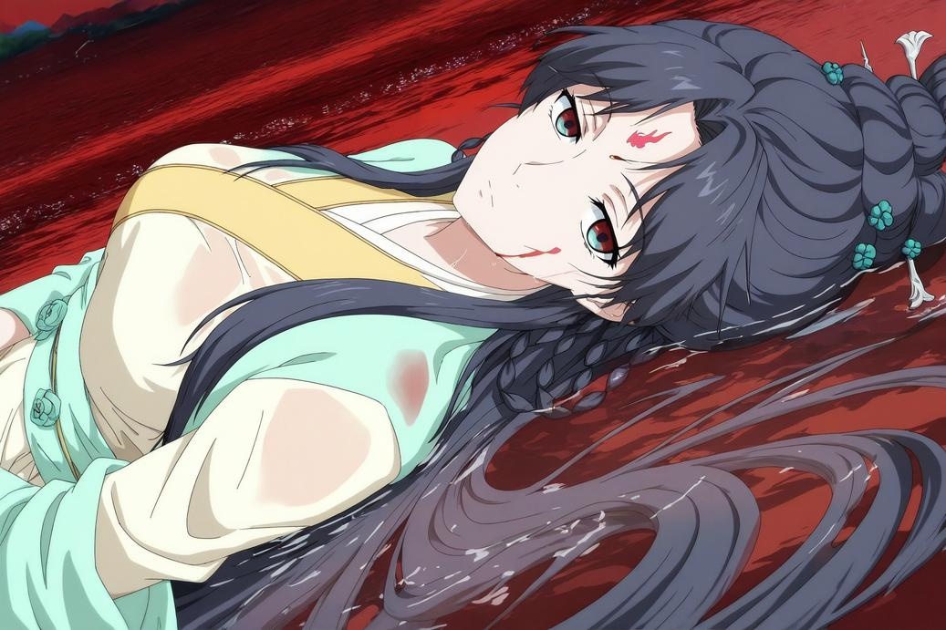 AI 生成動漫女孩 - 東方淮竹：緊身衣床拍露穴 109P