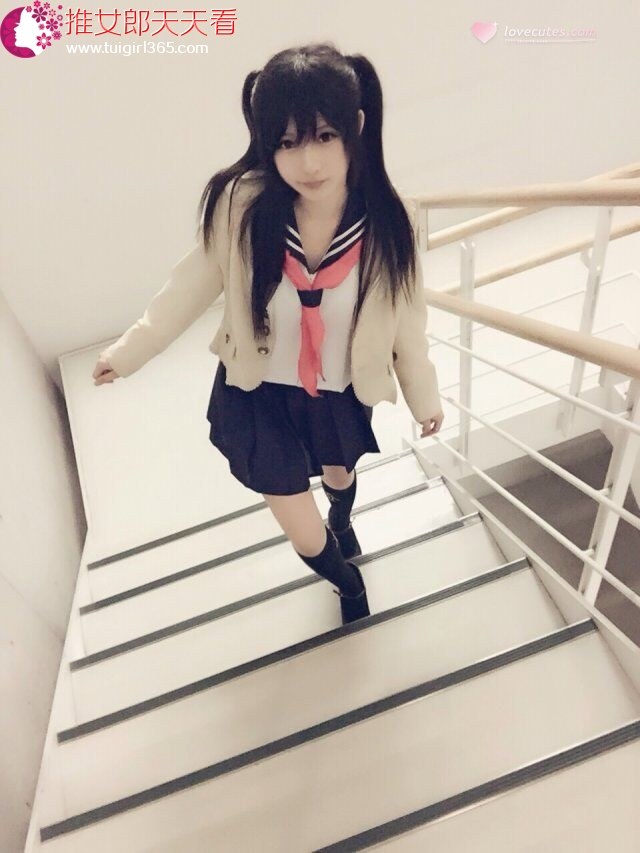 [私房] 习呆呆 - 水手服主題：黑絲雙馬尾露點私拍 37P1V