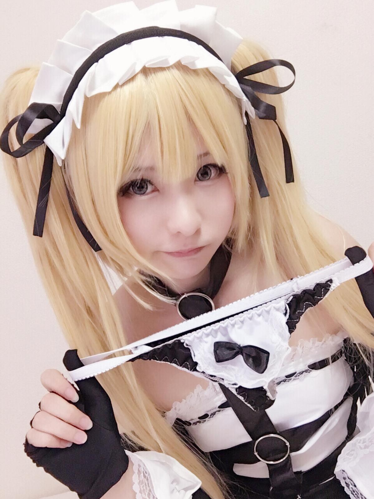 [cosplay] 习呆呆 - Marie Rose: Lingerie Maid Nude Bust and Beautiful Legs Recreation 37P3V