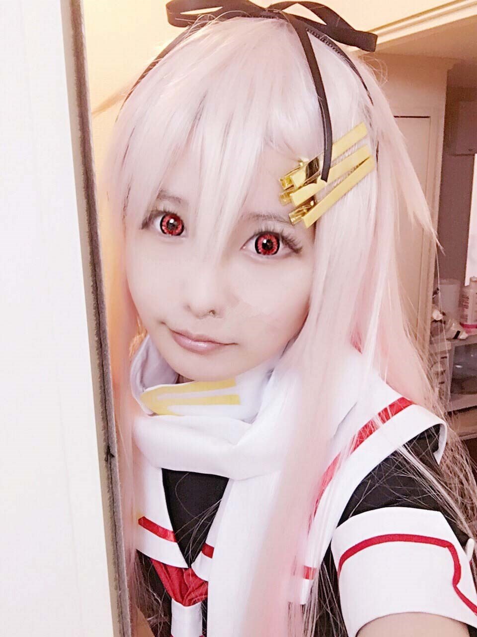 [cosplay] 习呆呆 - POI：制服 chân dài lộ điểm tái hiện 28P2V