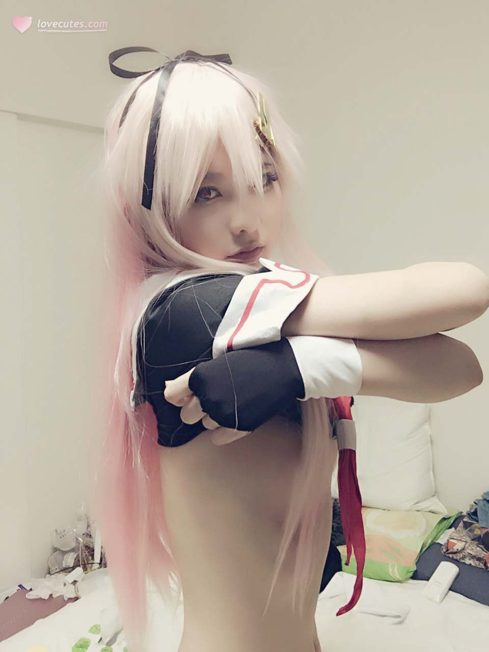 [cosplay] 习呆呆 - POI：ชุดเครื่องแบบขายาวเผยจุดล่อแหลมเหมือนต้นฉบับ 28P2V