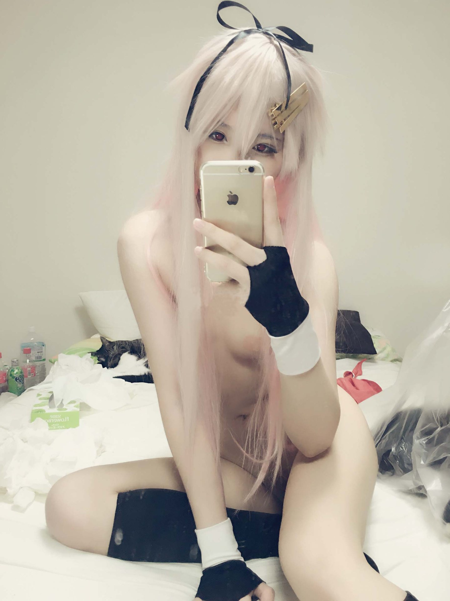 [cosplay] 习呆呆 - POI：ชุดเครื่องแบบขายาวเผยจุดล่อแหลมเหมือนต้นฉบับ 28P2V