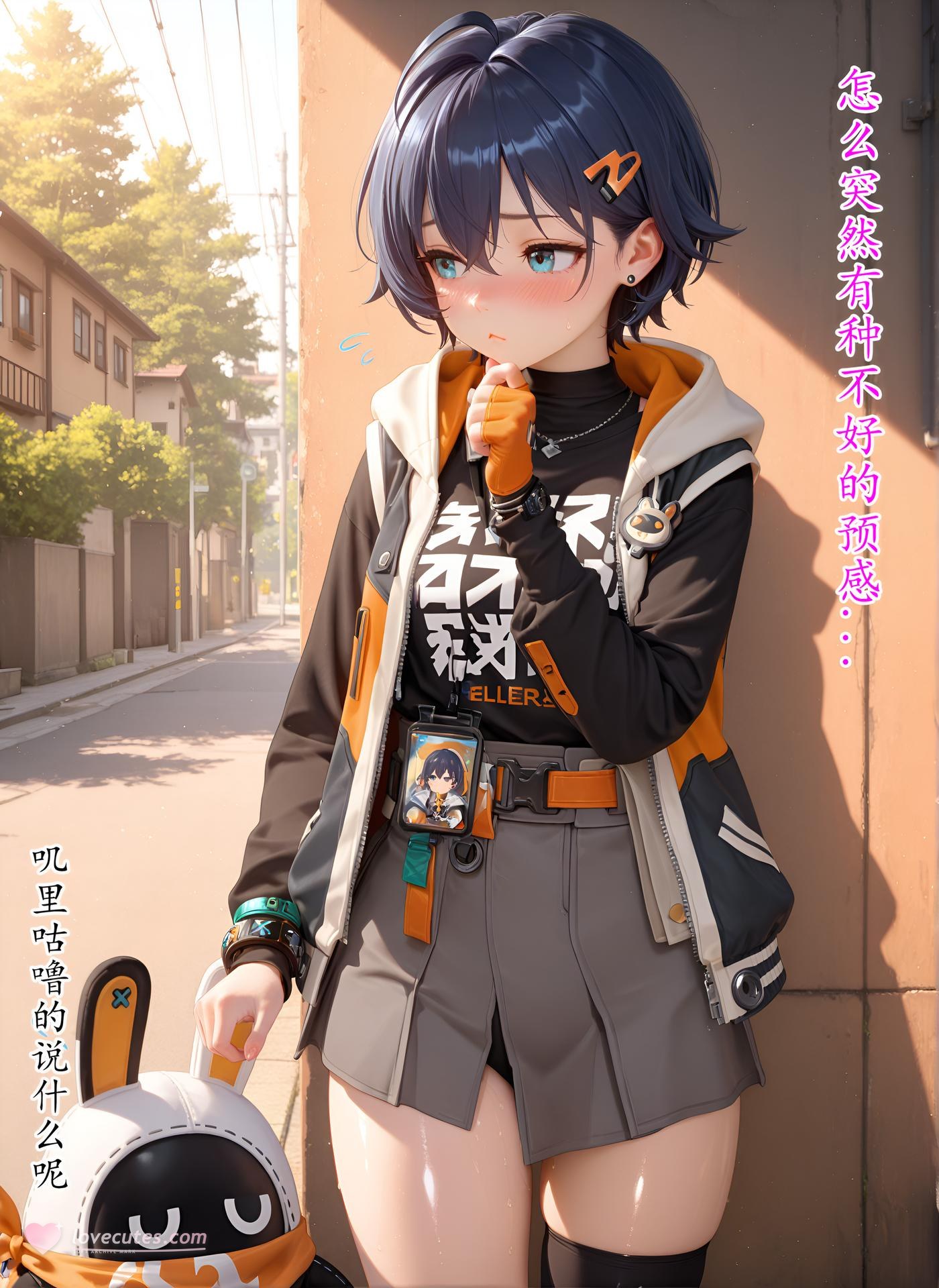 AI Generated Anime Girl - 仪玄绳匠：黑丝私房露穴 124P