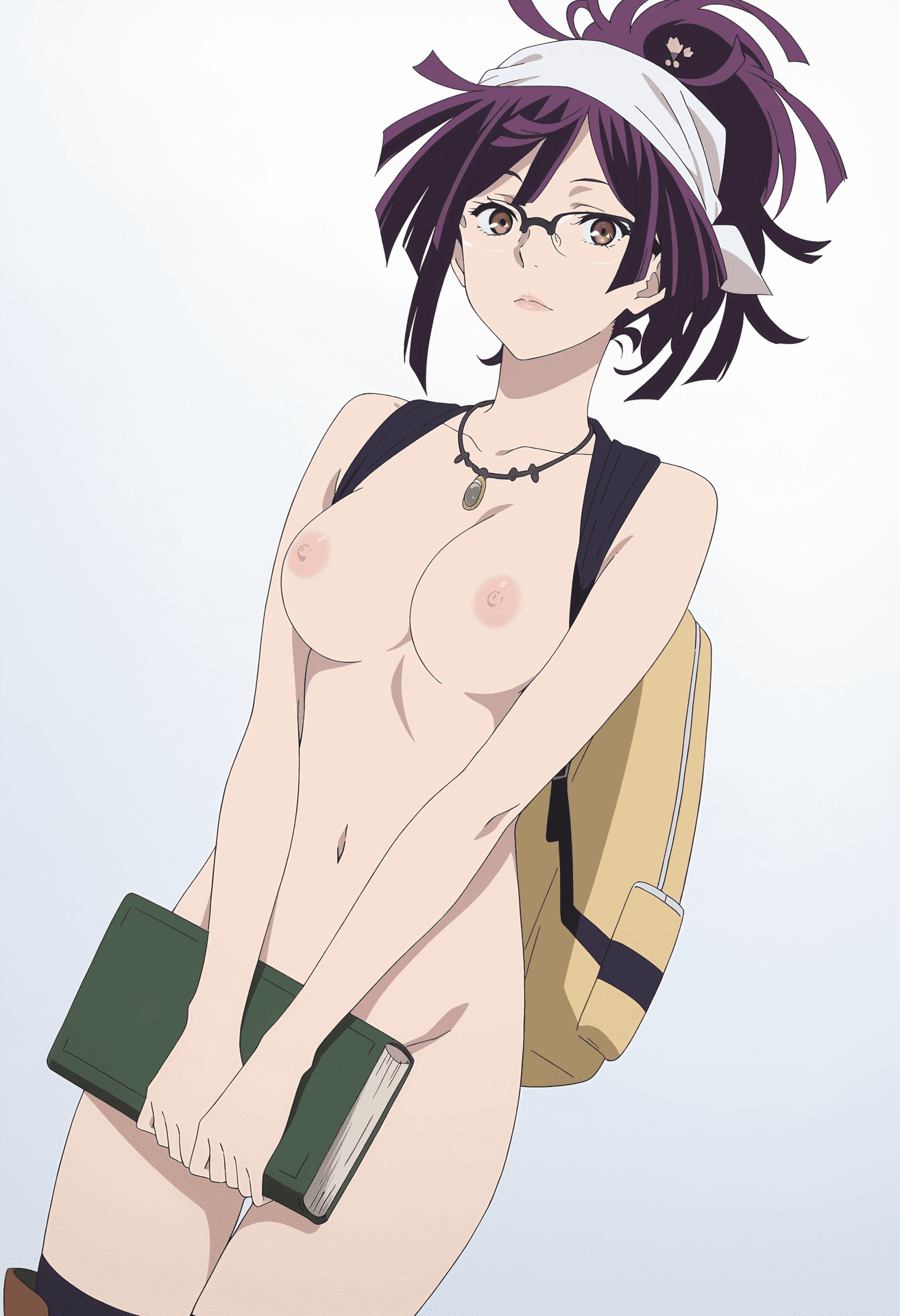 AI Generated Anime Girl - 地狱乐 杠：ชุดเมดชุดชั้นในลูกไม้露点 102P