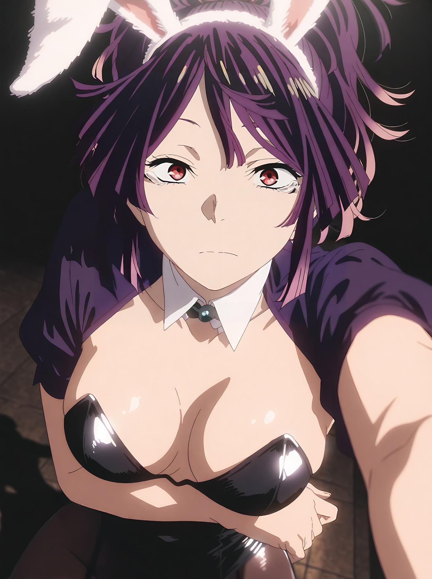AI Generated Anime Girl - 地狱乐 杠：レース下着メイド服露点 102P
