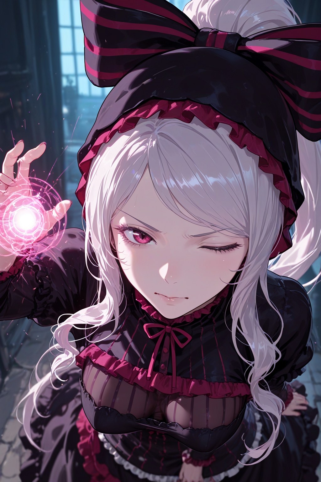AI Generated Anime Girl - 夏提雅·布拉德弗倫：蕾絲內衣女僕裝露穴 490P