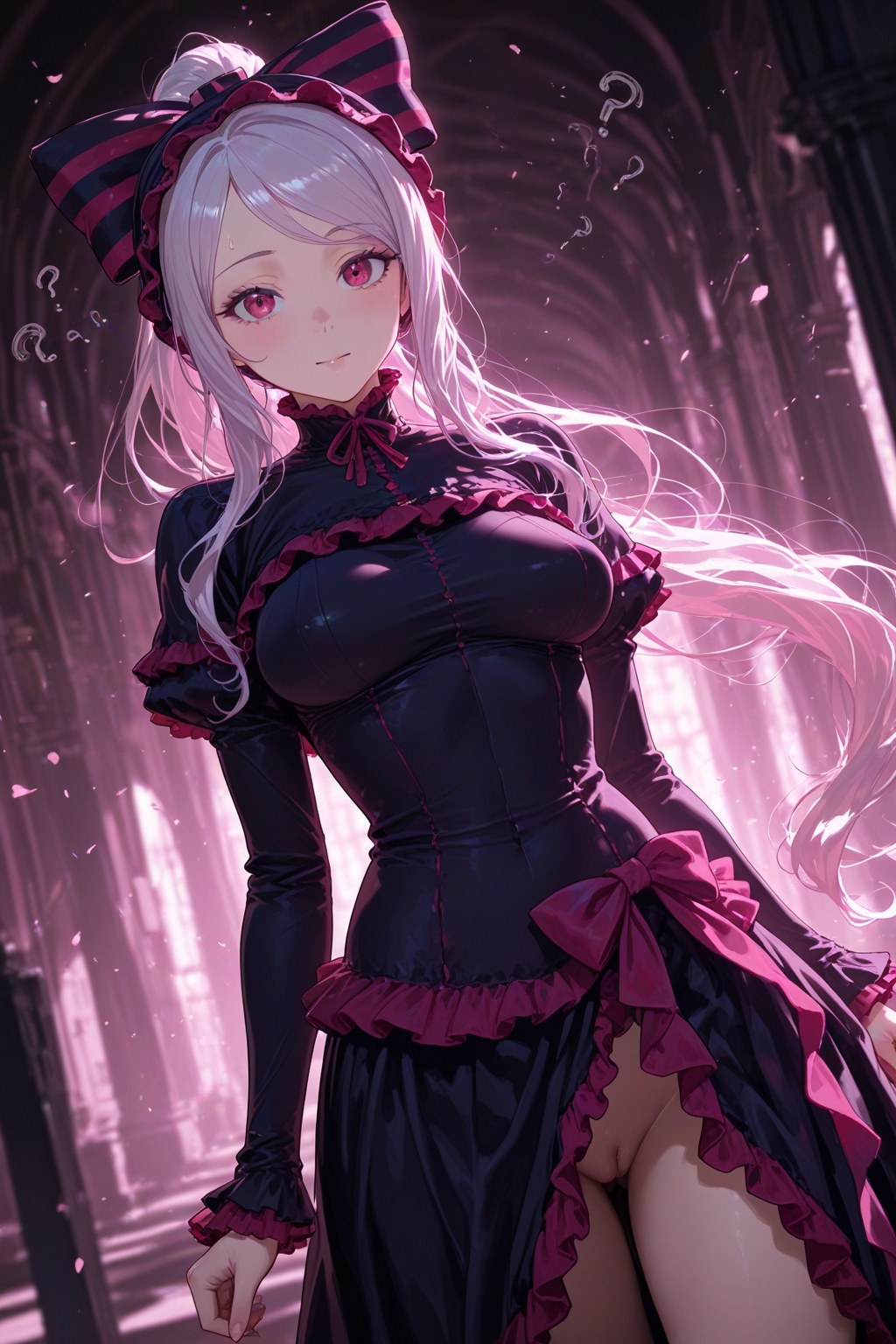 AI Generated Anime Girl - 夏提雅·布拉德弗倫：蕾絲內衣女僕裝露穴 490P