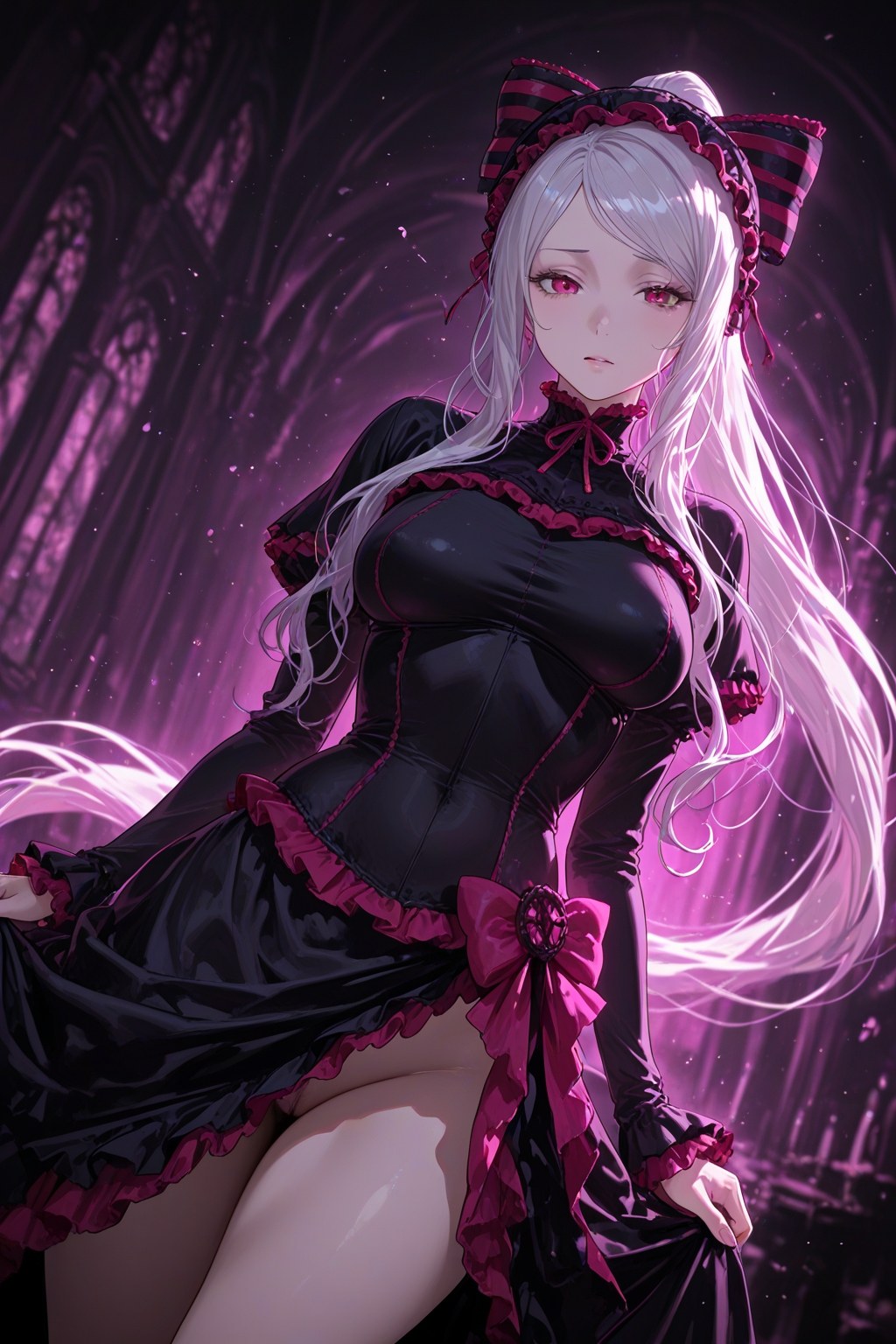 AI Generated Anime Girl - 夏提雅·布拉德弗倫：蕾絲內衣女僕裝露穴 490P