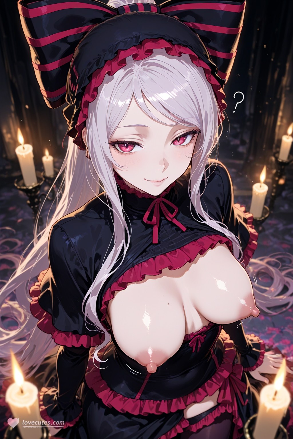 AI Generated Anime Girl - 夏提雅·布拉德弗倫：蕾絲內衣女僕裝露穴 490P
