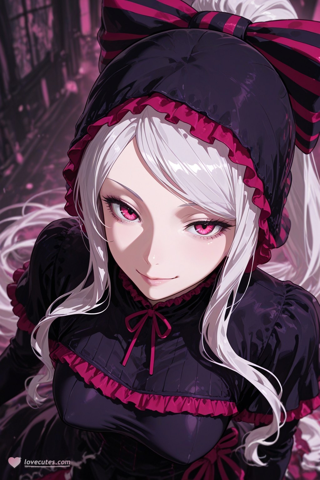 AI Generated Anime Girl - 夏提雅·ブラッドフレン：レースのランジェリーとメイド服、露出カット 490P