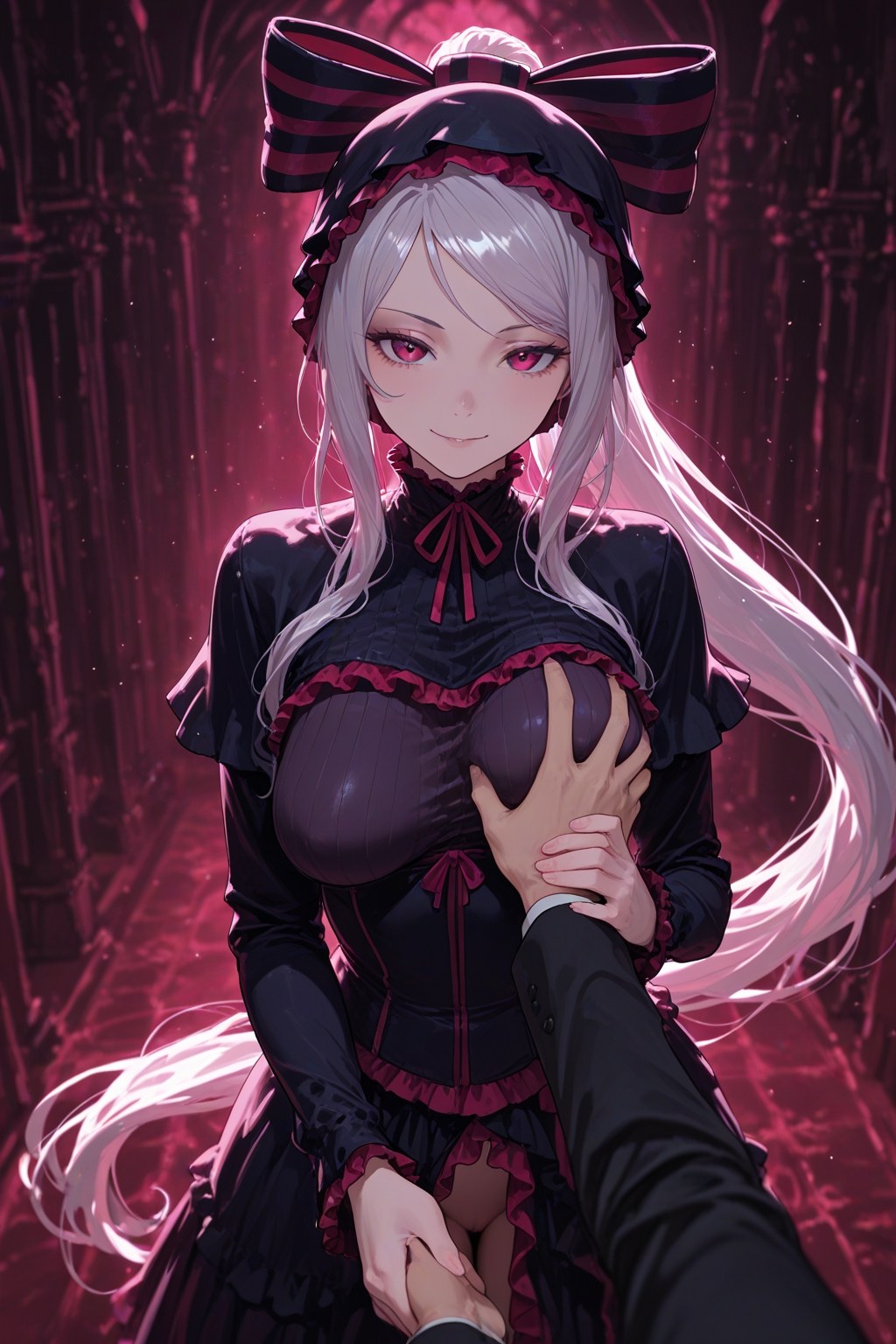 AI Generated Anime Girl - 夏提雅·布拉德弗伦：레이스 란제리 메이드복 노출 구 490P