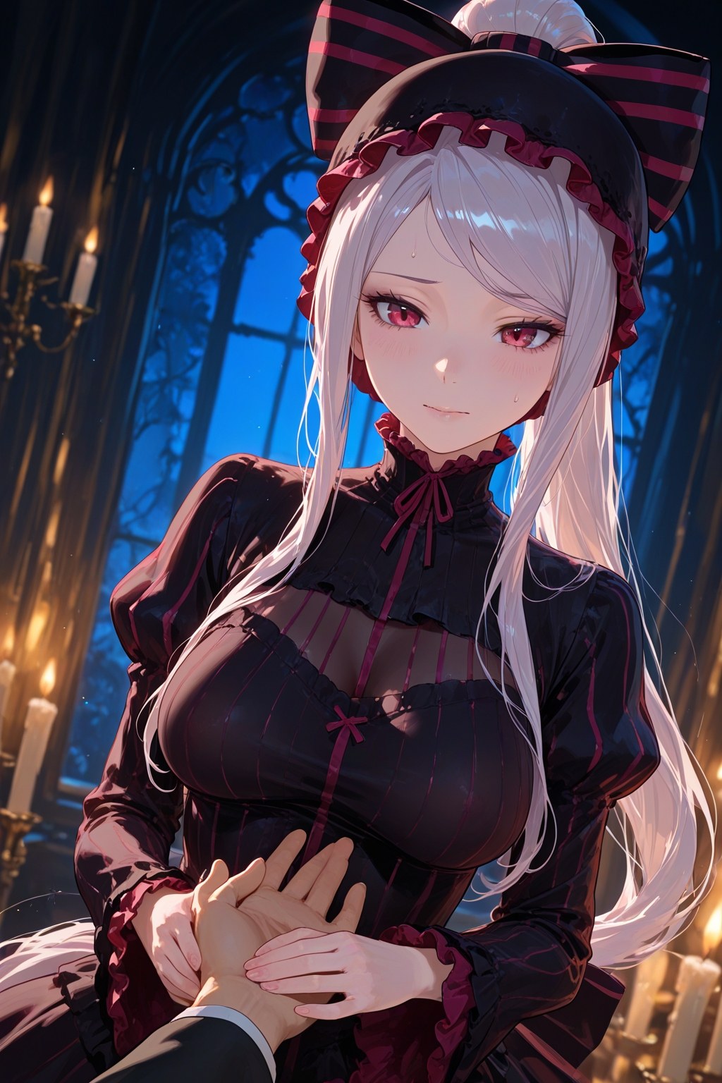 AI Generated Anime Girl - 夏提雅·布拉德弗伦：蕾丝内衣女仆装露穴 490P