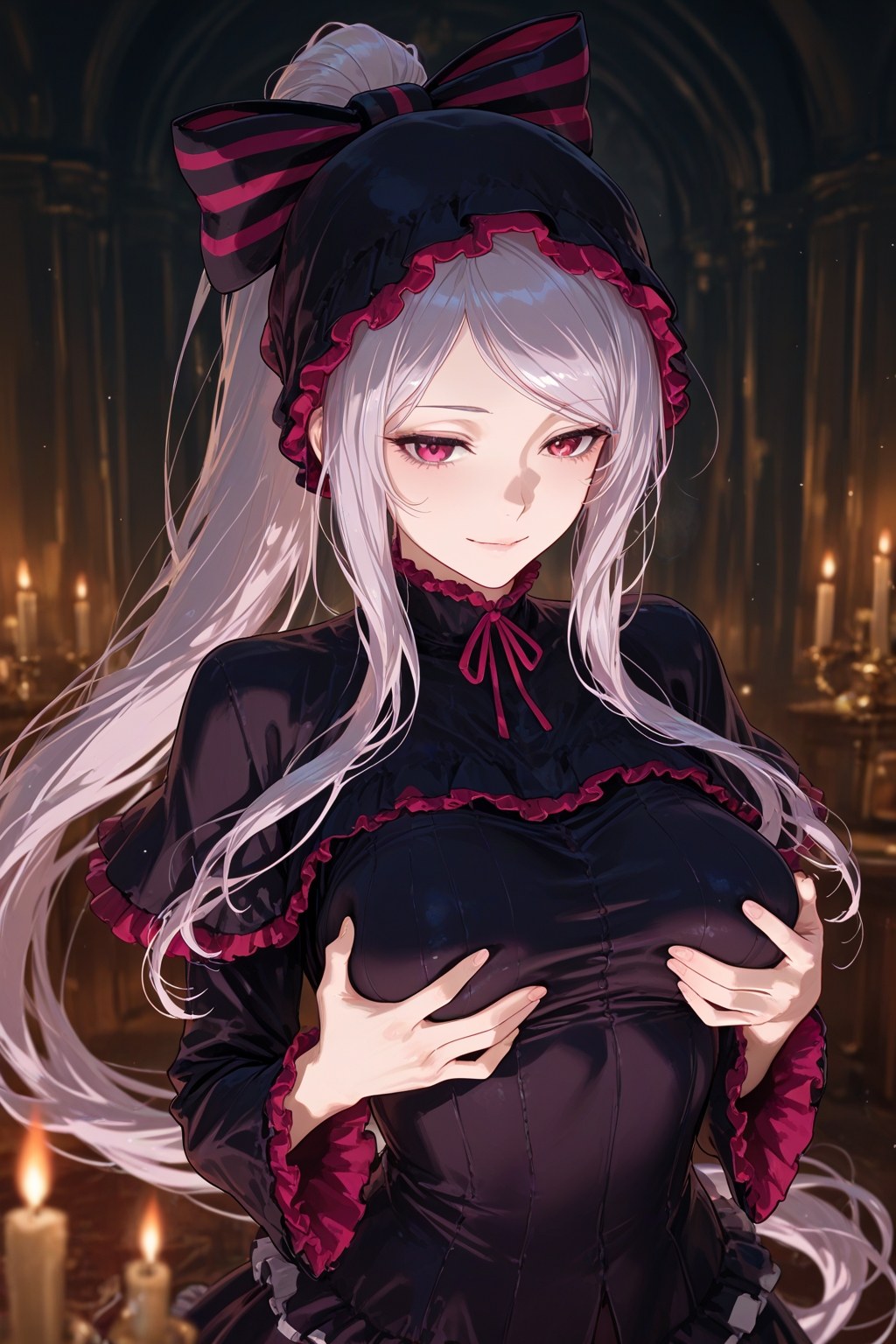 AI Generated Anime Girl - 夏提雅·布拉德弗伦：蕾丝内衣女仆装露穴 490P