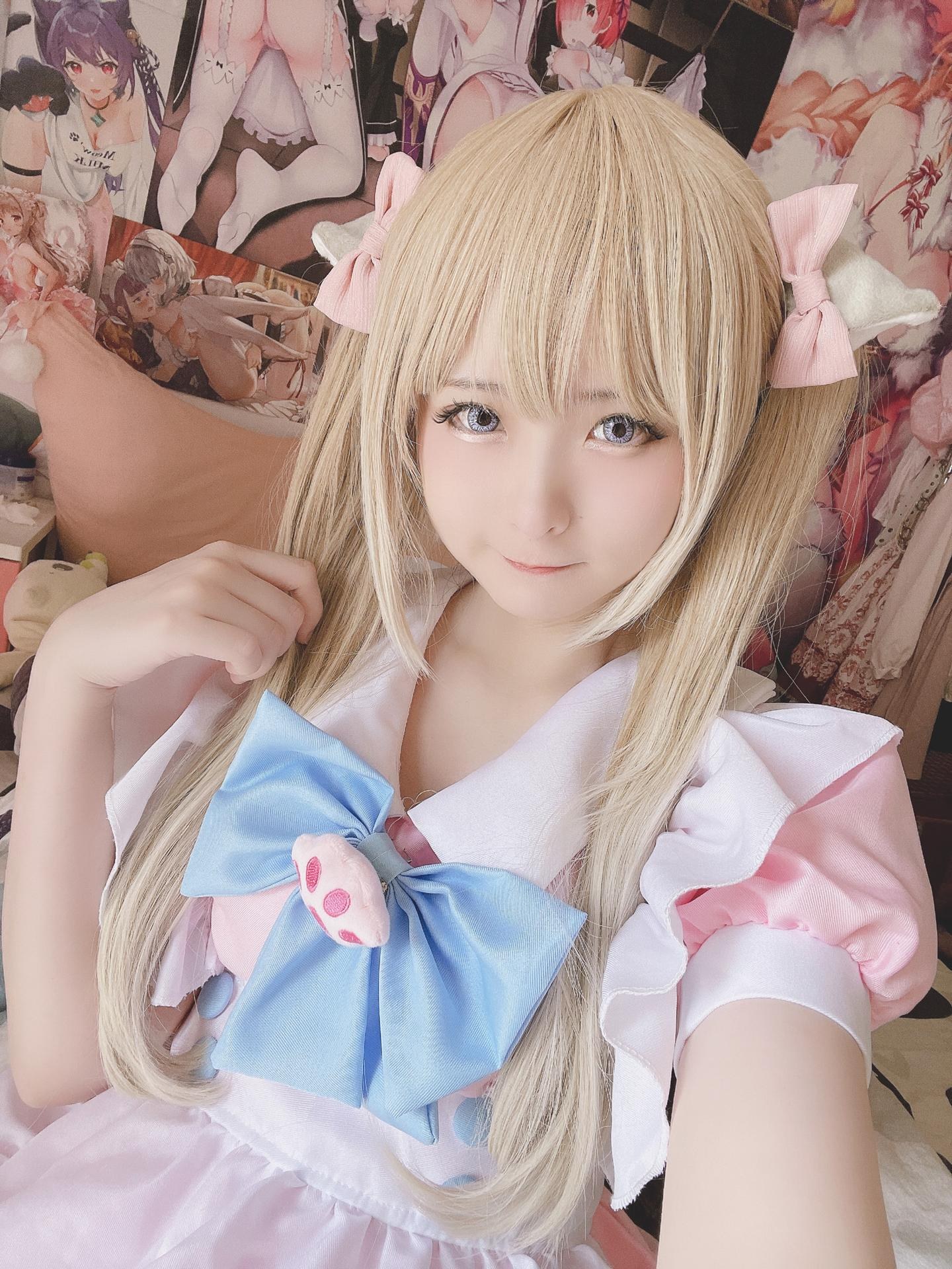 [私房] 习呆呆 - เมดซัคคิวบัส: Fantia ถ่ายส่วนตัวแนวอีโรติกเห็นจุดสำคัญ 29P1V