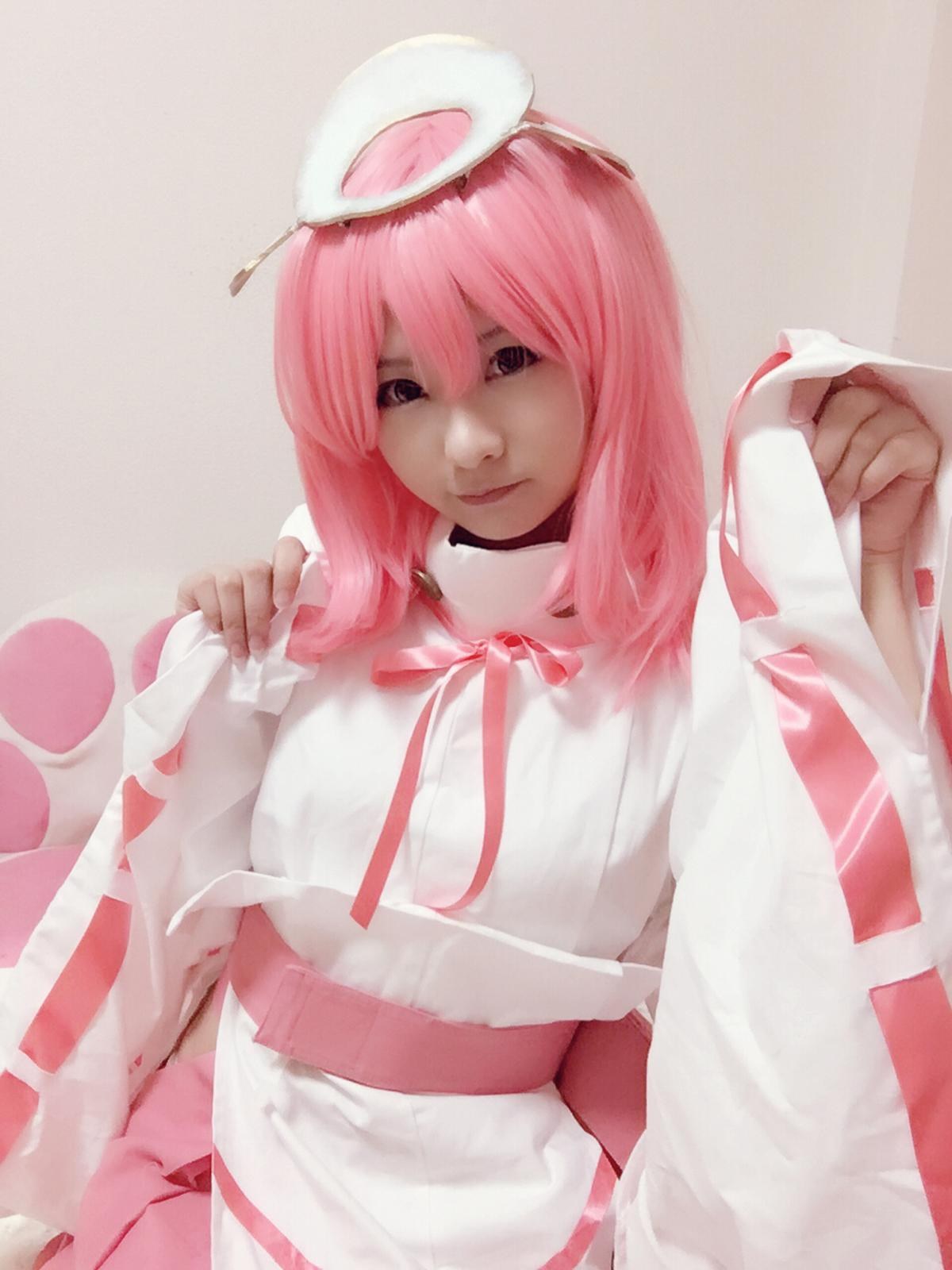 [私房] 习呆呆 - นางฟ้าผมชมพู: ถ่ายส่วนตัวแนวเซ็กซี่ ไนลอนขาวเห็นหัวนม 38P1V
