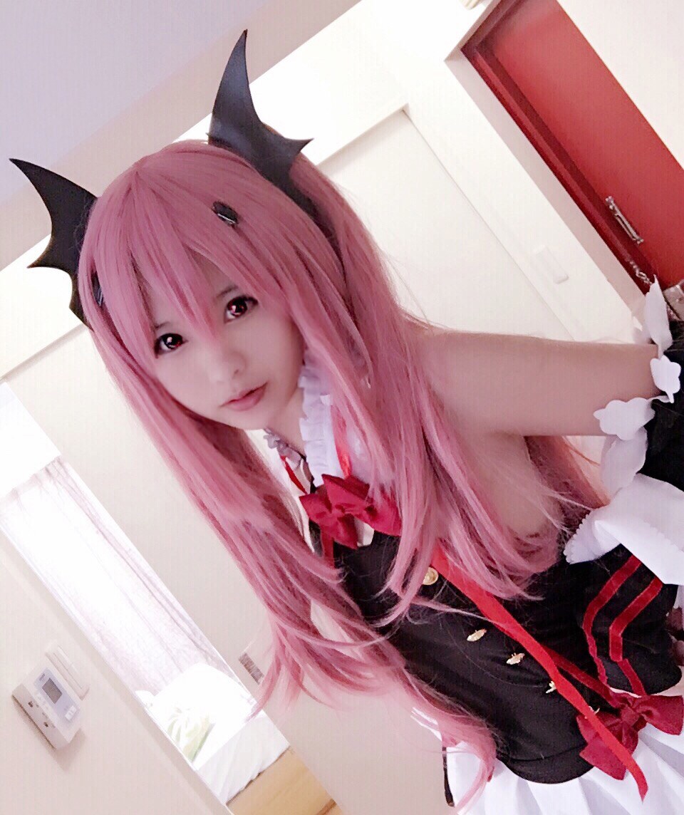 [cosplay] 习呆呆 - 克鲁鲁女王：ผมสีชมพูปีศาจเปลือยอกถอดแบบ 36P2V