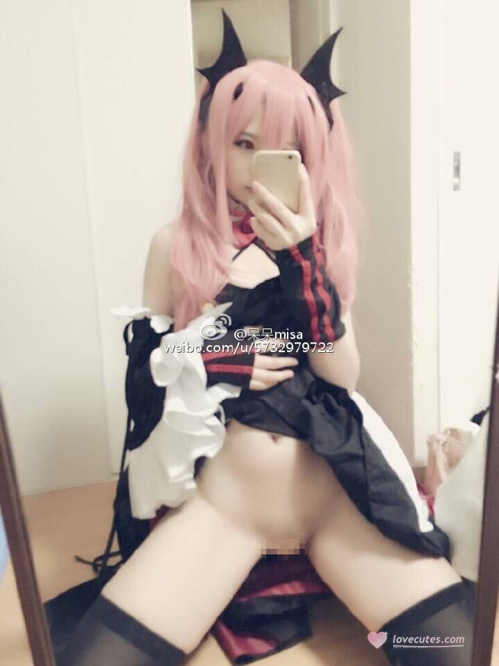 [cosplay] 习呆呆 - 克鲁鲁女王：粉发恶魔露点还原 36P2V